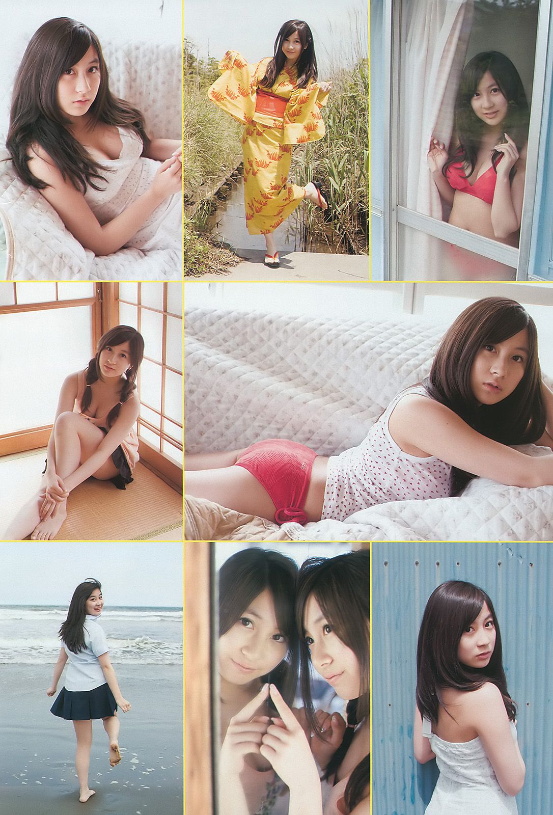 篠田麻里子 大島優子 村上友梨 神戸蘭子 福本幸子 小野恵令奈 [Weekly Playboy] 2010年No.28 写真杂志/(30P)