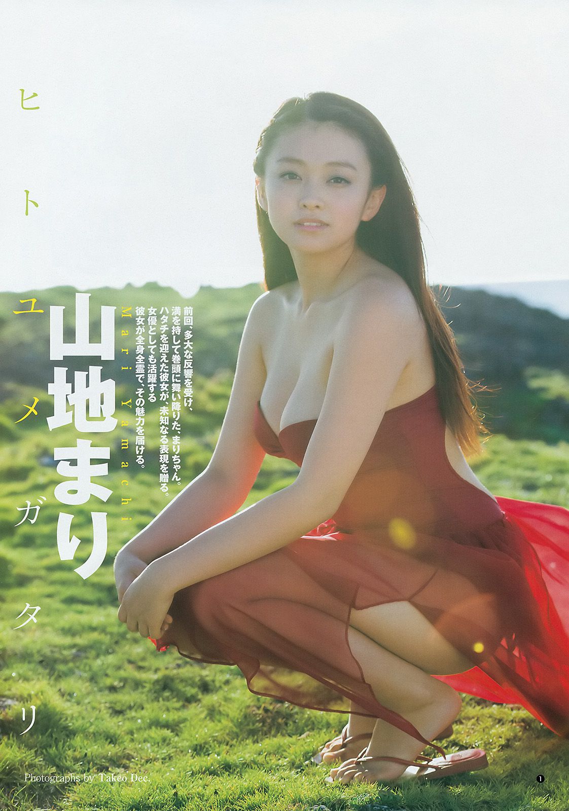 山地まり 葉月ゆめ [Weekly Young Jump] 2014年No.34 写真杂志/(11P)