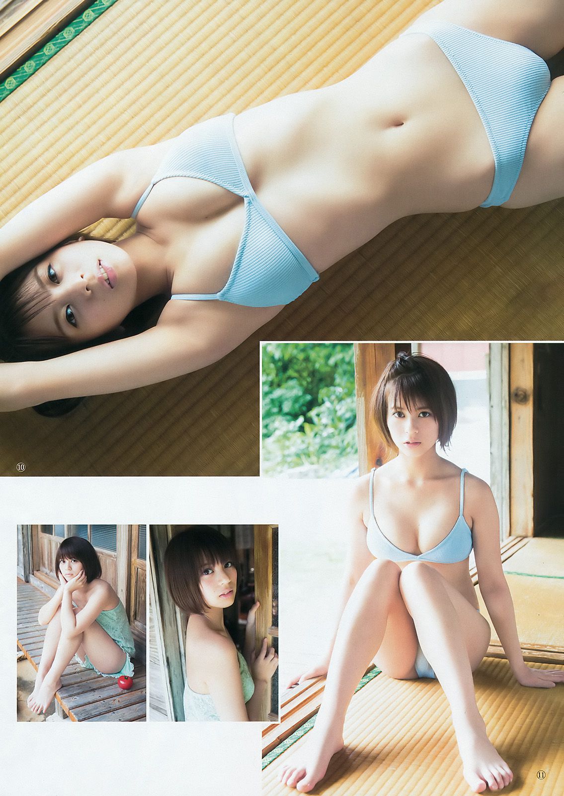 吉﨑綾《福岡の奇跡》 [Weekly Young Jump] 2016年No.26 写真杂志/(14P)