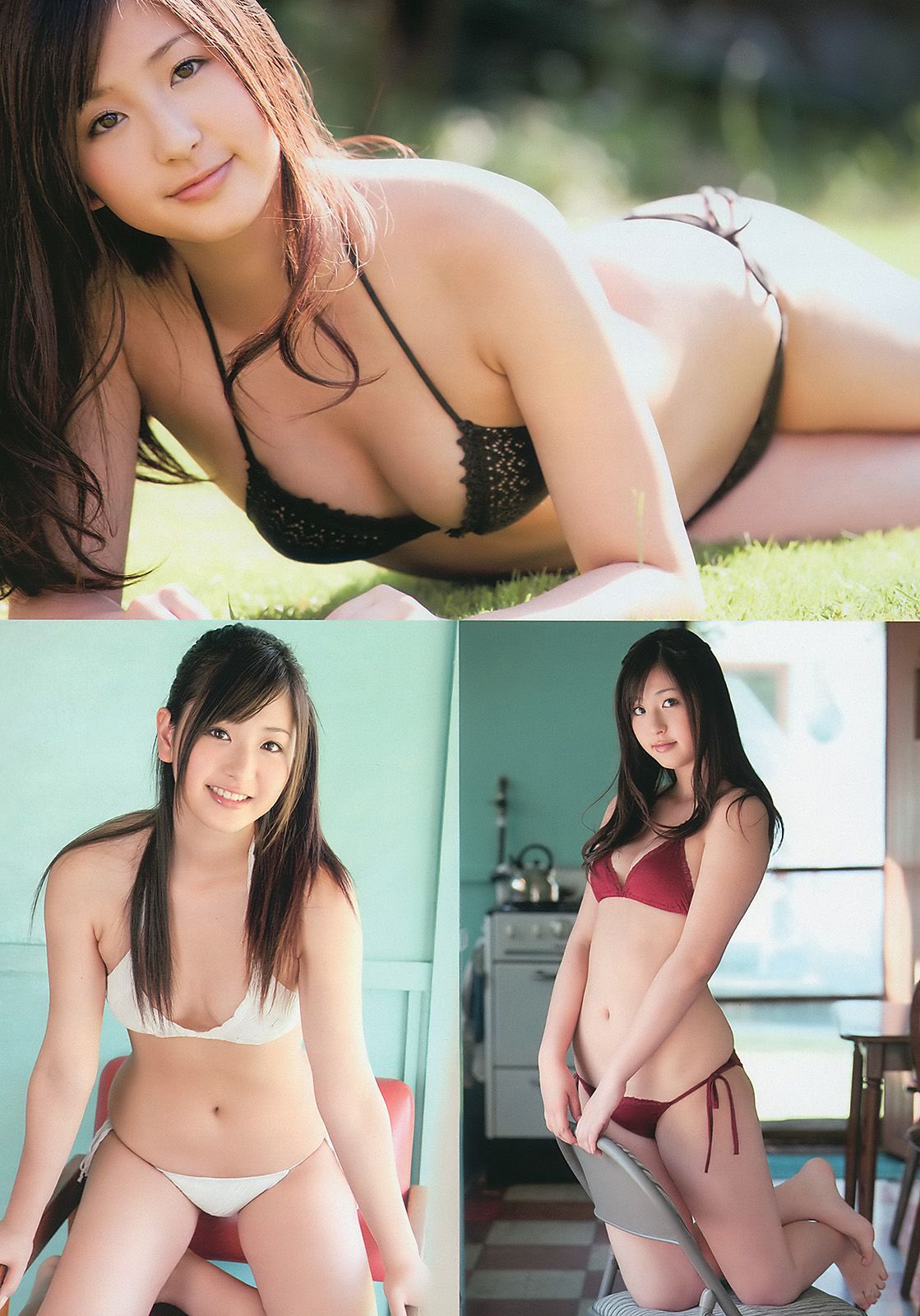 篠田麻里子 大島優子 村上友梨 神戸蘭子 福本幸子 小野恵令奈 [Weekly Playboy] 2010年No.28 写真杂志/(30P)