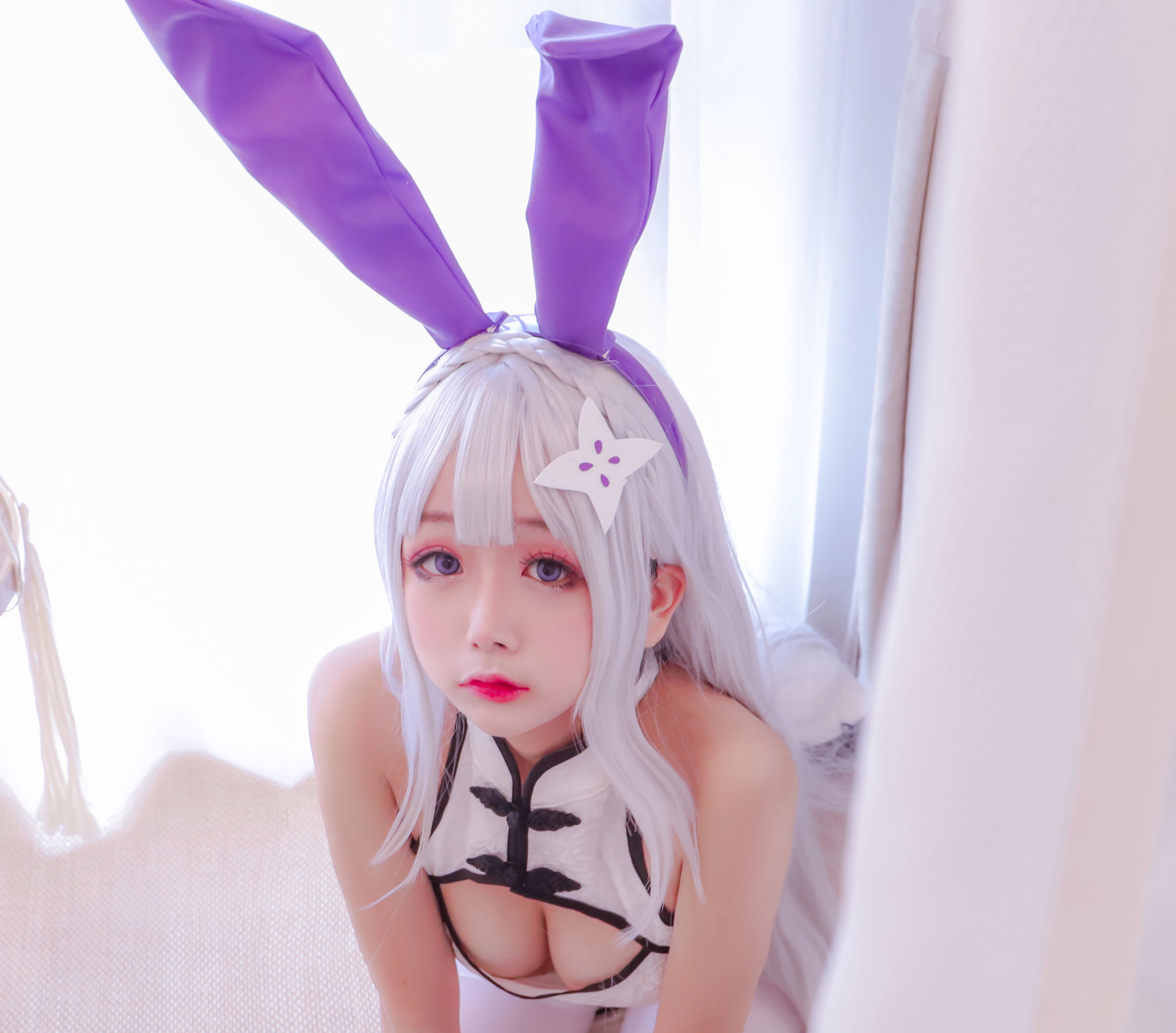 Cosplay日奈娇 白旗袍/(42P)