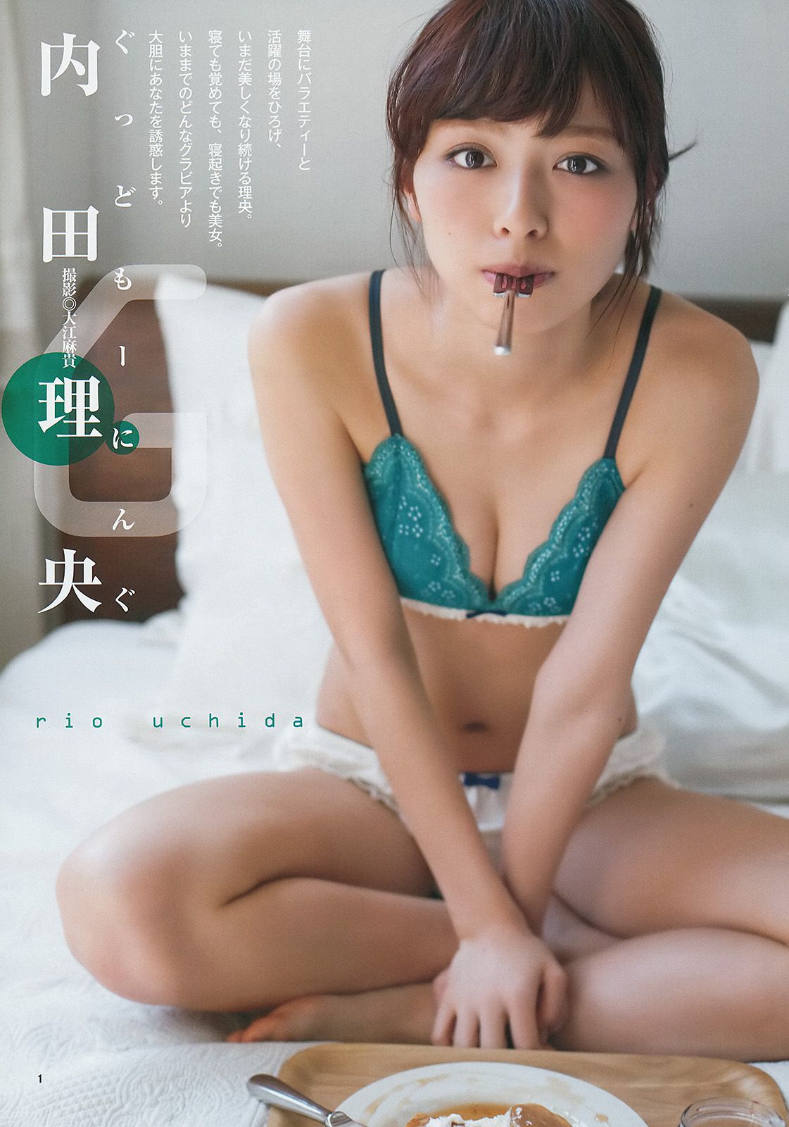 星名美津紀 岡田紗佳 内田理央 [Weekly Young Jump] 2014年No.16 写真杂志/(16P)