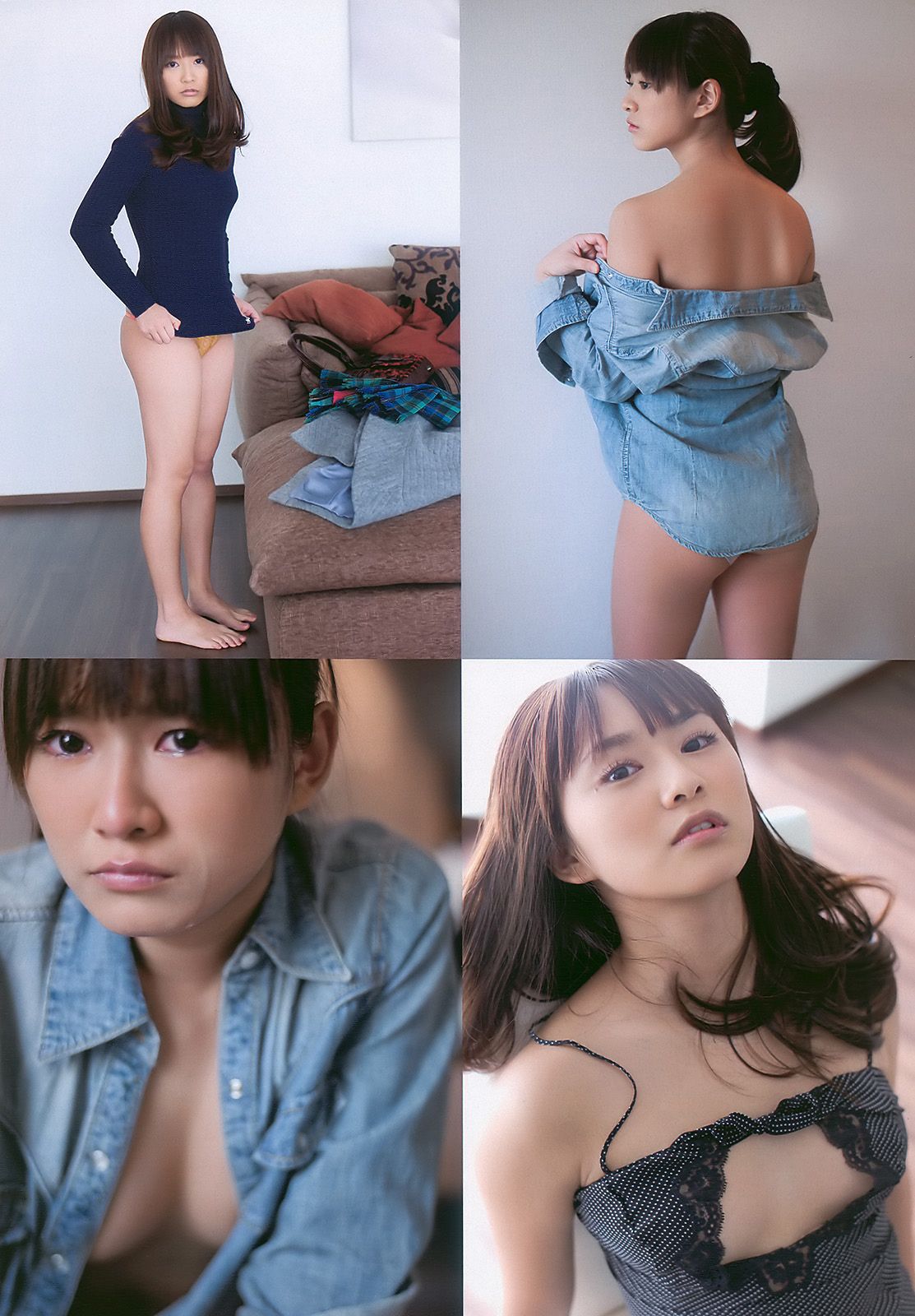 高桥南 中村静香 村上友梨 木嶋のりこ 梅宮万紗子 鎌田奈津美 [Weekly Playboy] 2011年No.08 写真杂志/(35P)