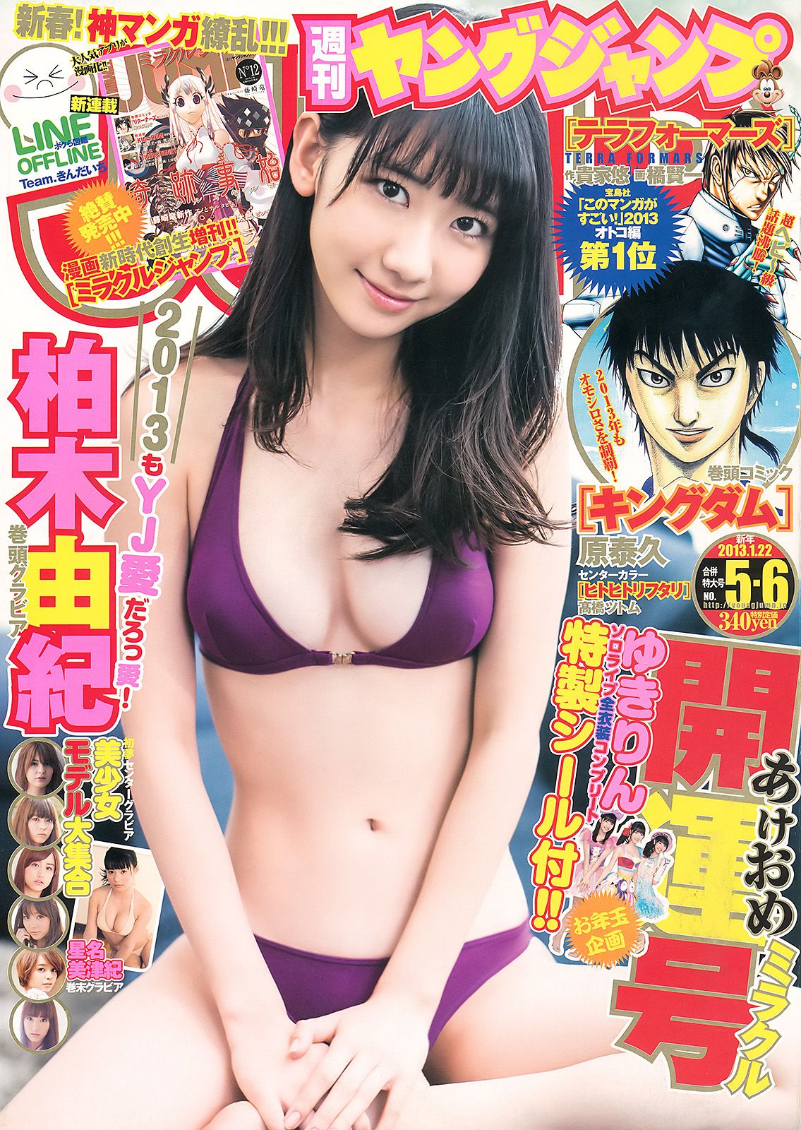 柏木由紀 星名美津紀 THE HOUSE OF CUTIES [Weekly Young Jump] 2013年No.05-06 写真杂志/(20P)