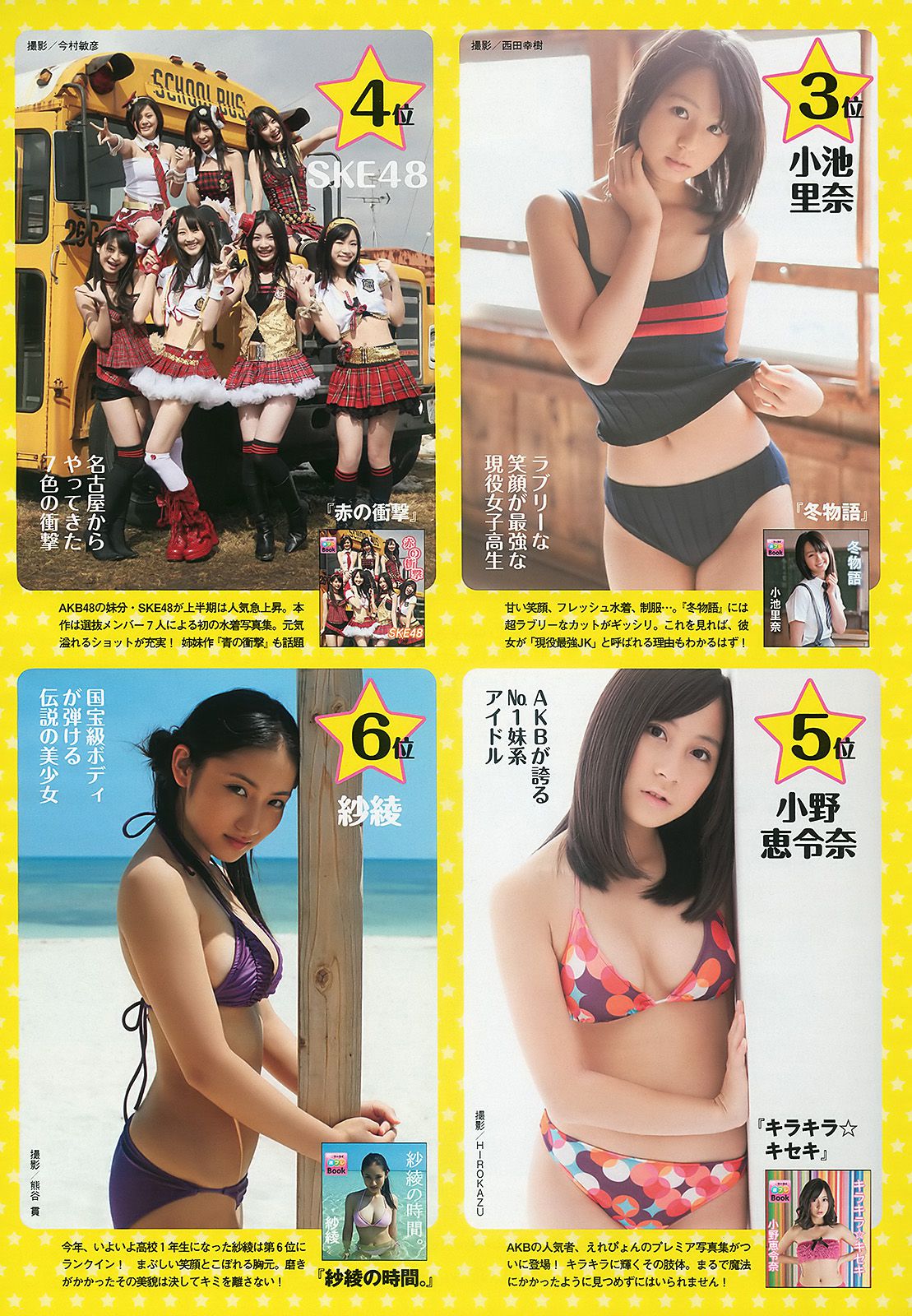 綾瀬はるか 中島愛里 SKE48 甲斐まり恵 梅宮万紗子 森崎友纪 [Weekly Playboy] 2010年No.30 写真杂志/(37P)