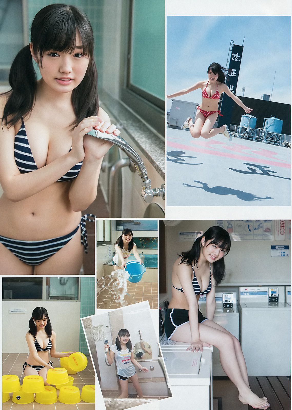 馬場ふみか 安藤咲桜 [Weekly Young Jump] 2017年No.25 写真杂志/(14P)