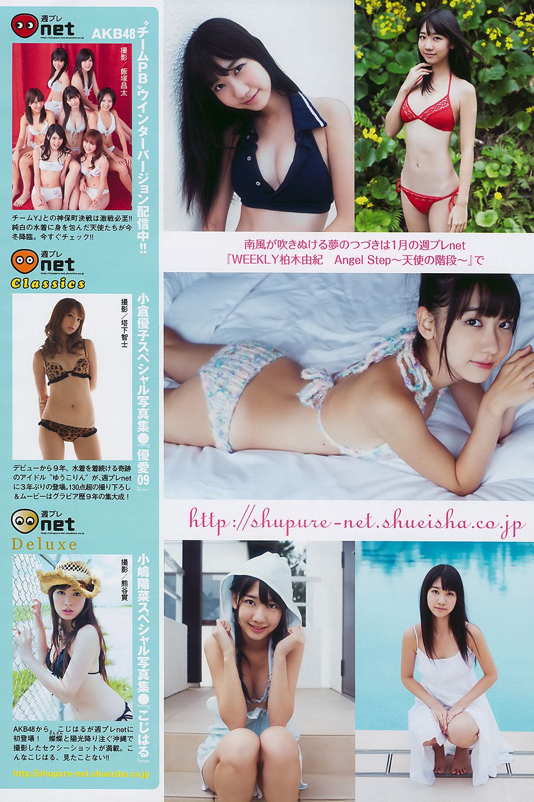 水川あさみ 柏木由纪 甲斐まり恵 黒川智花 藤井美菜 [Weekly Playboy] 2010年No.03-04 写真杂志/(51P)