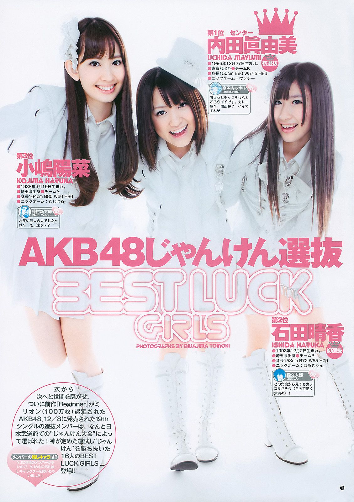 岡本玲 AKB48 [Weekly Young Jump] 2011年No.02 写真杂志/(14P)