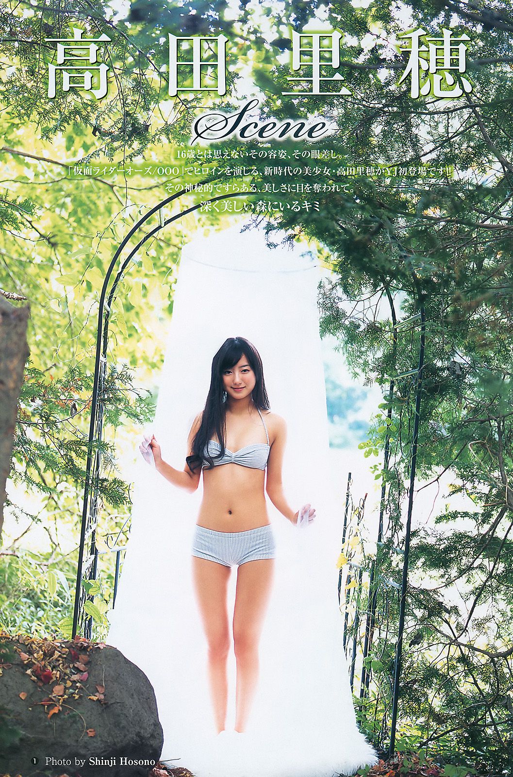 有村架純 高田里穂 [Weekly Young Jump] 2011年No.01 写真杂志/(15P)