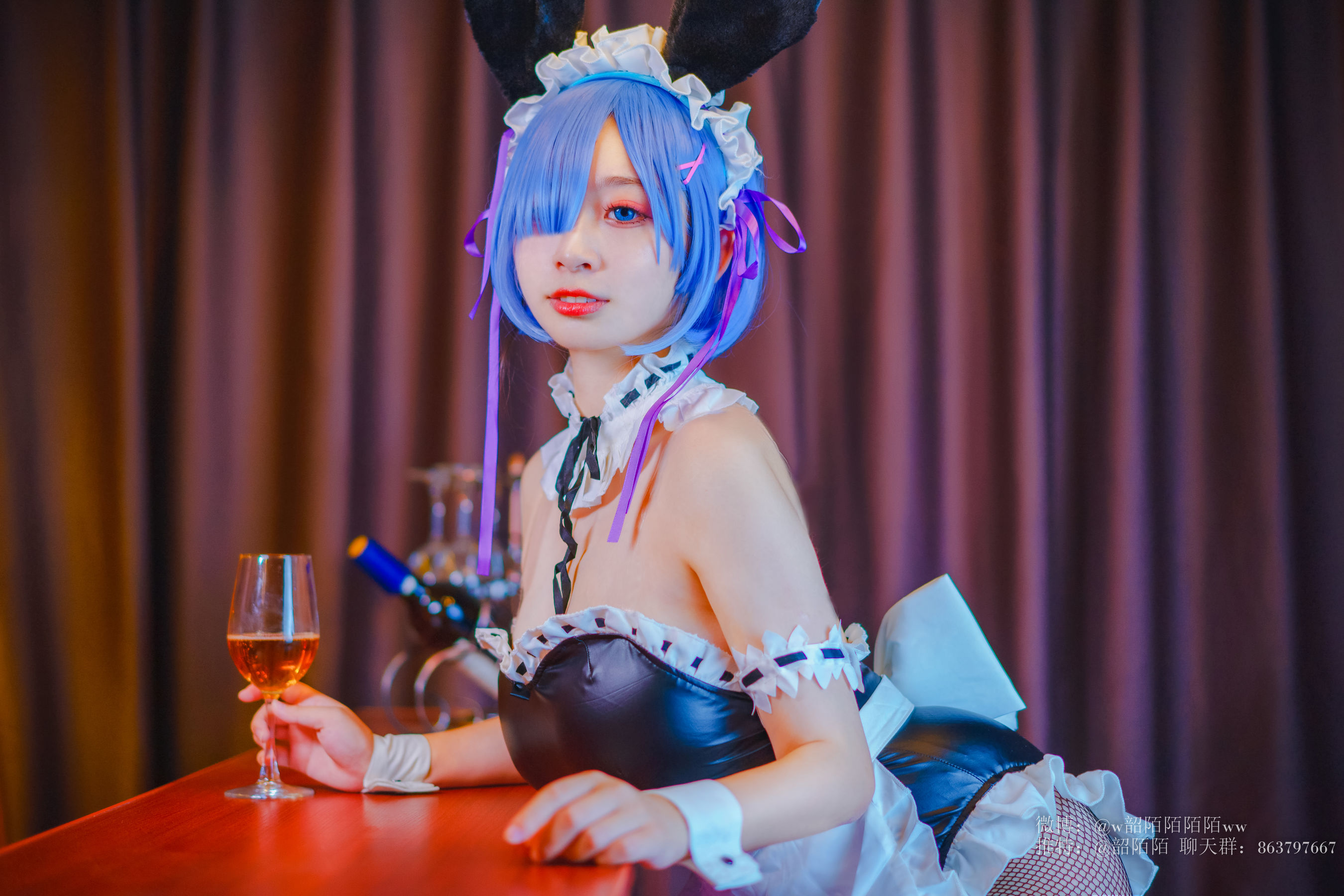 Cosplay美女韶陌陌 雷姆/(33P)