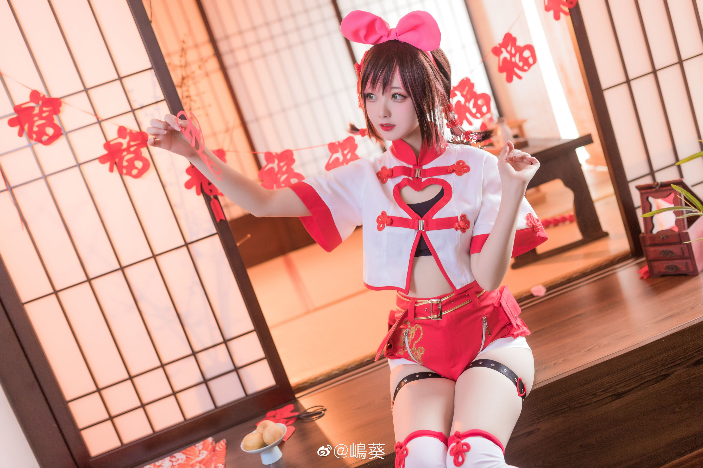 微博美女嶋葵 绊爱 kizuna Ai/(9P)