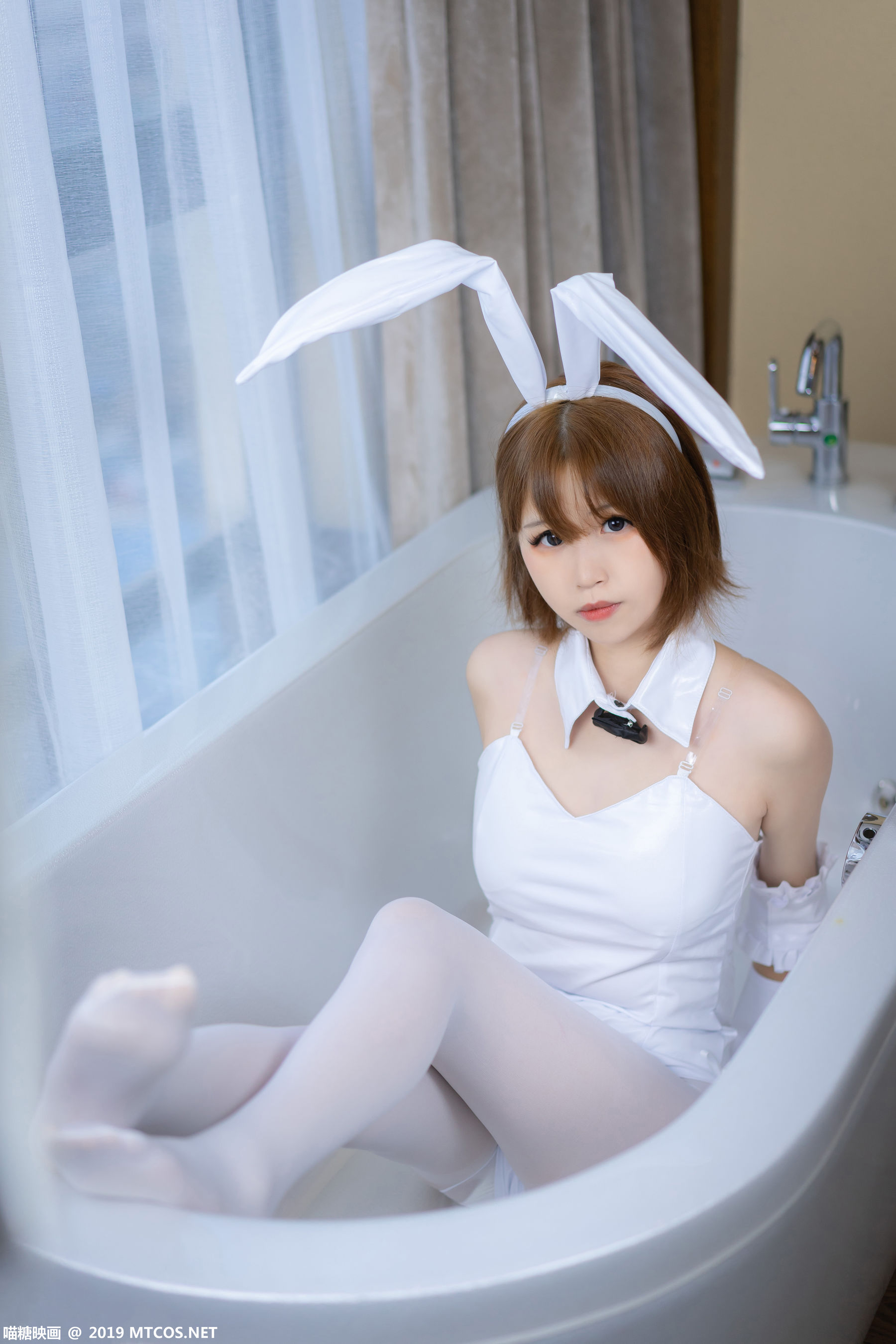 [喵糖映画] VOL.041 白色兔女郎/(42P)