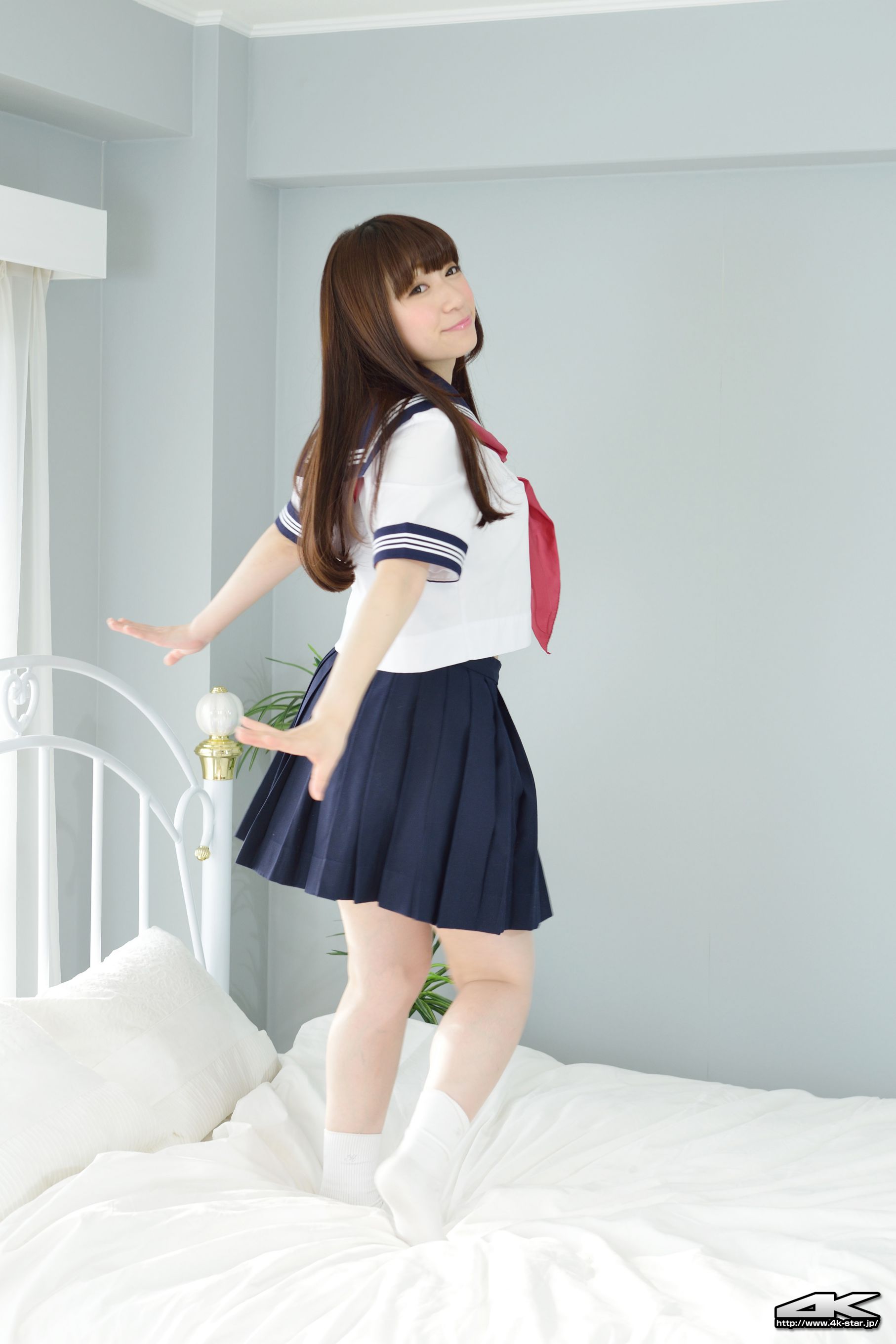 [4K-STAR] NO.00292 月城右紗 School Girl JK制服/(84P)