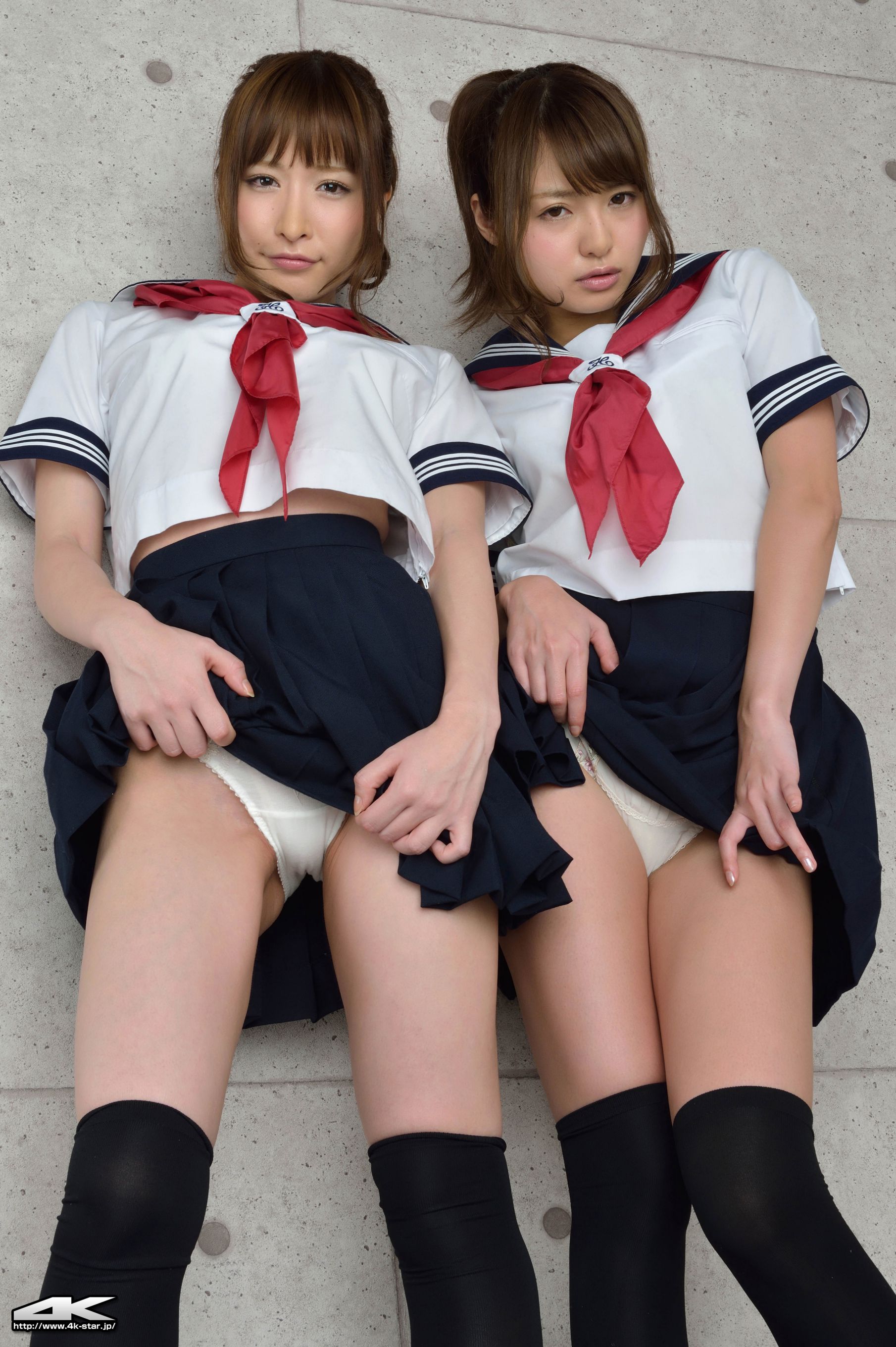 [4K-STAR] NO.00109 Yoshimi sisters 吉見姐妹 School Girl 学生装/(85P)