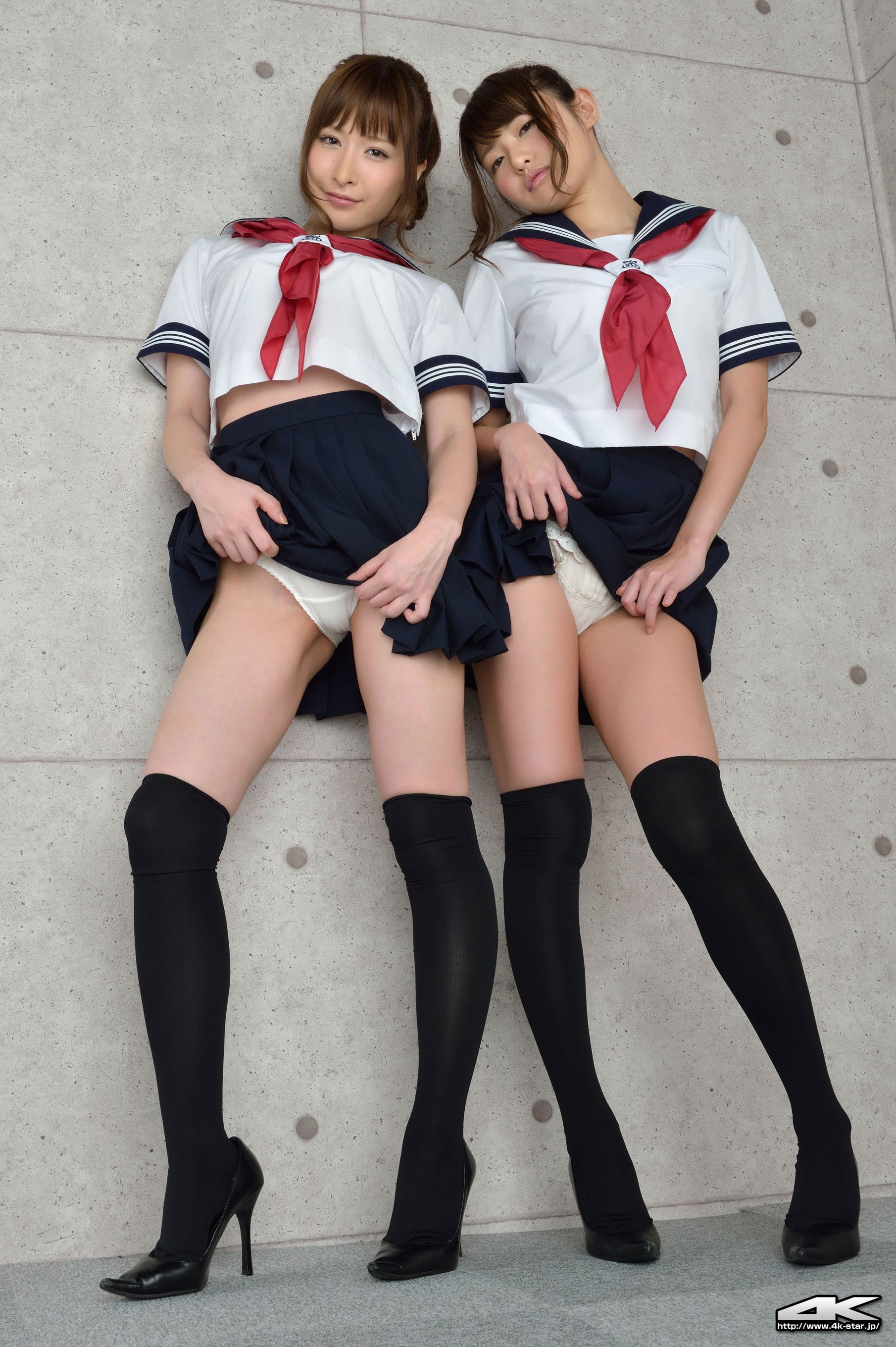 [4K-STAR] NO.00109 Yoshimi sisters 吉見姐妹 School Girl 学生装/(85P)