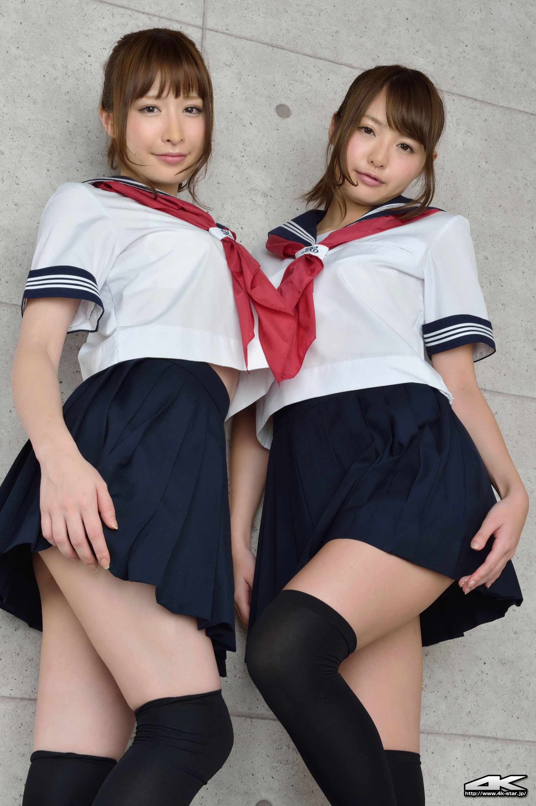 [4K-STAR] NO.00109 Yoshimi sisters 吉見姐妹 School Girl 学生装/(85P)