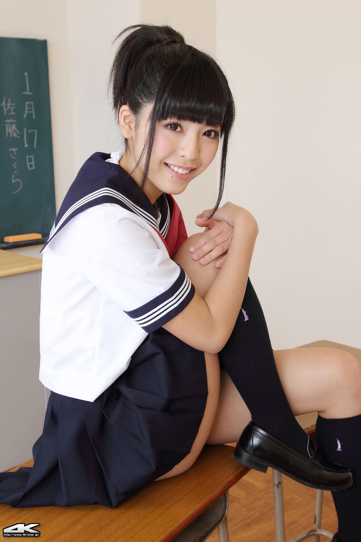 [4K-STAR] NO.00021 Sakura Sato 佐藤さくら Sailor Suit 水手服/(80P)