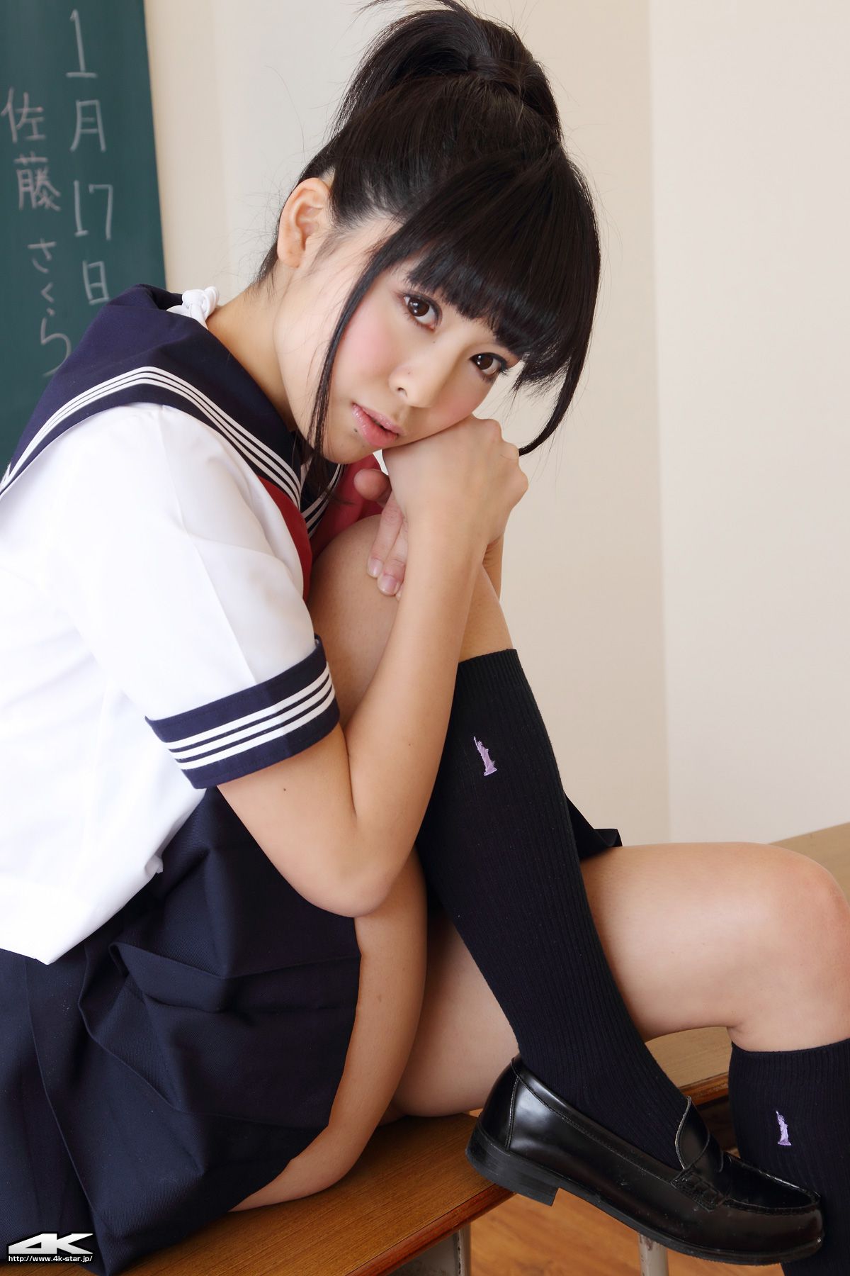 [4K-STAR] NO.00021 Sakura Sato 佐藤さくら Sailor Suit 水手服/(80P)