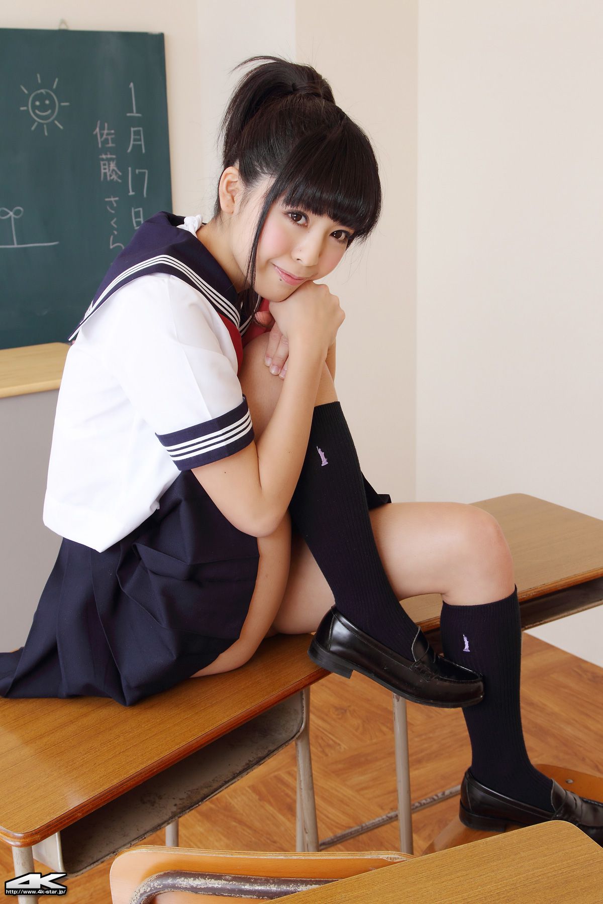 [4K-STAR] NO.00021 Sakura Sato 佐藤さくら Sailor Suit 水手服/(80P)