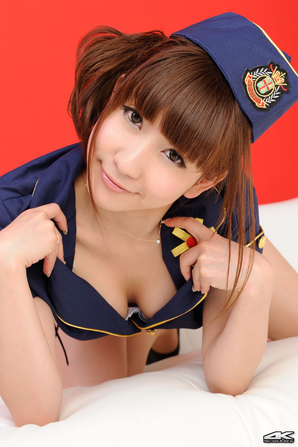 [4K-STAR] NO.00028 秋葉ちひろ Mini Skirt Police 女警制服/(100P)