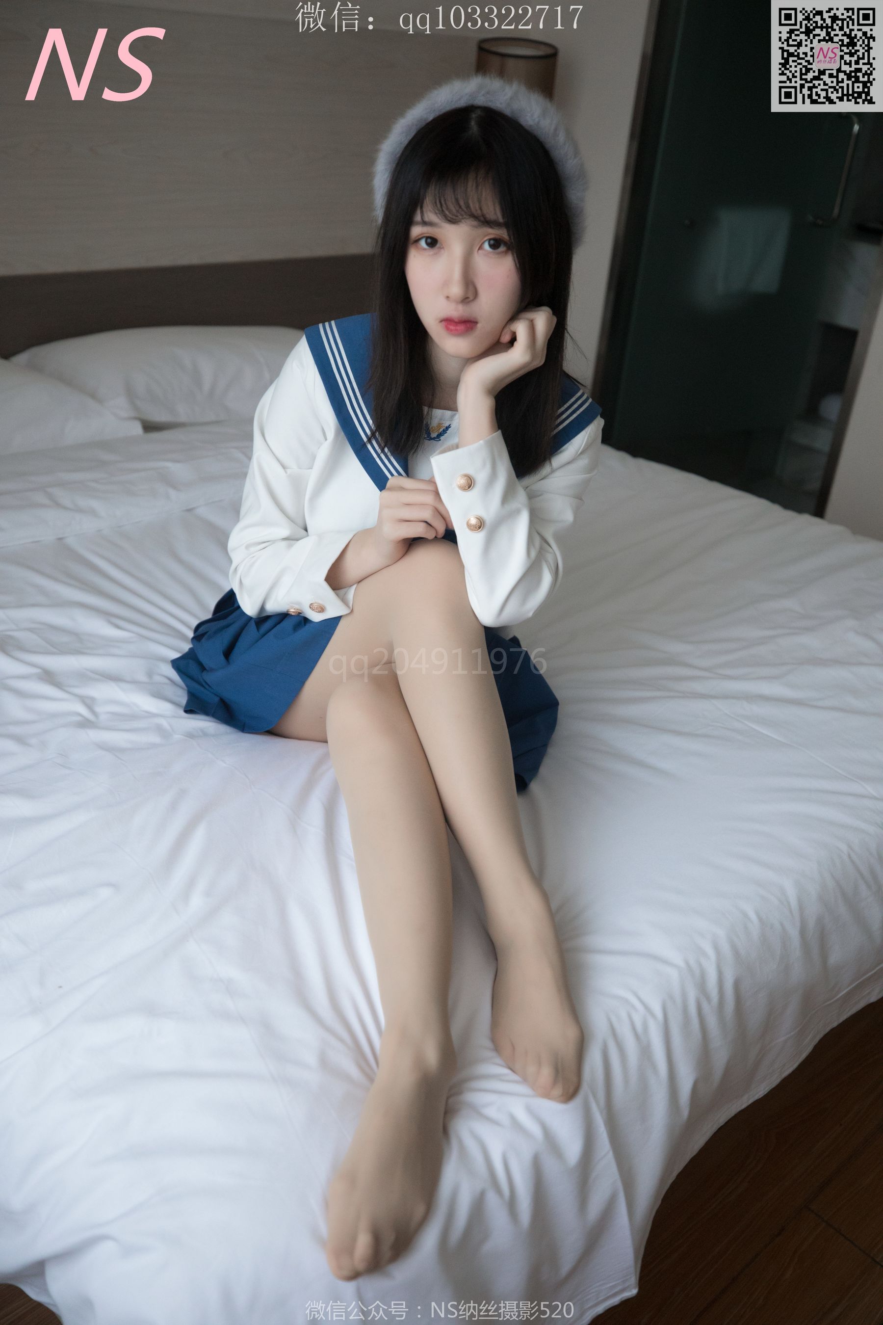 [纳丝摄影]  楚楚 楚楚动人的丝袜少女/(93P)