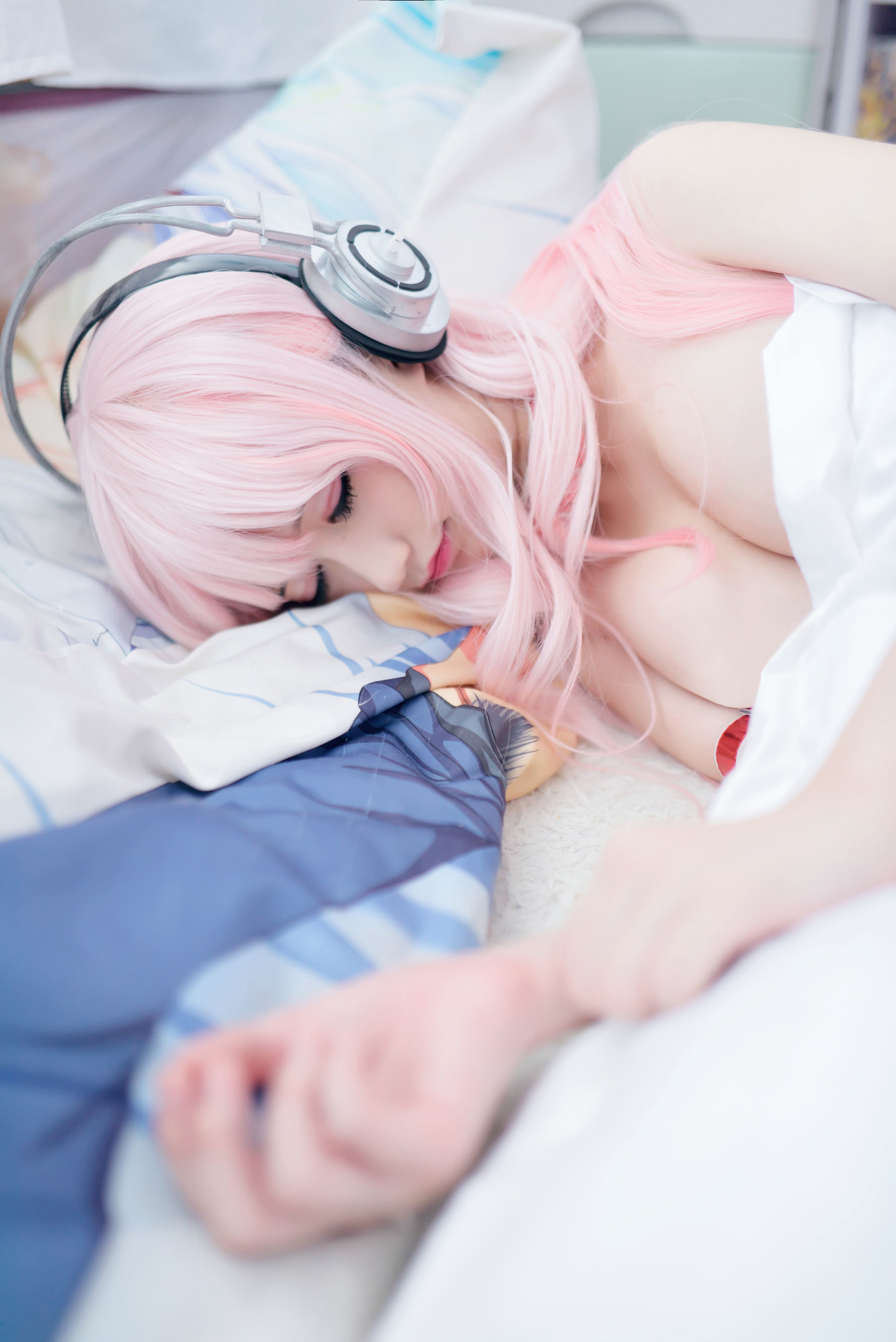 [萝莉COS] NAGISA魔物喵 Super Sonico 索尼子/(48P)