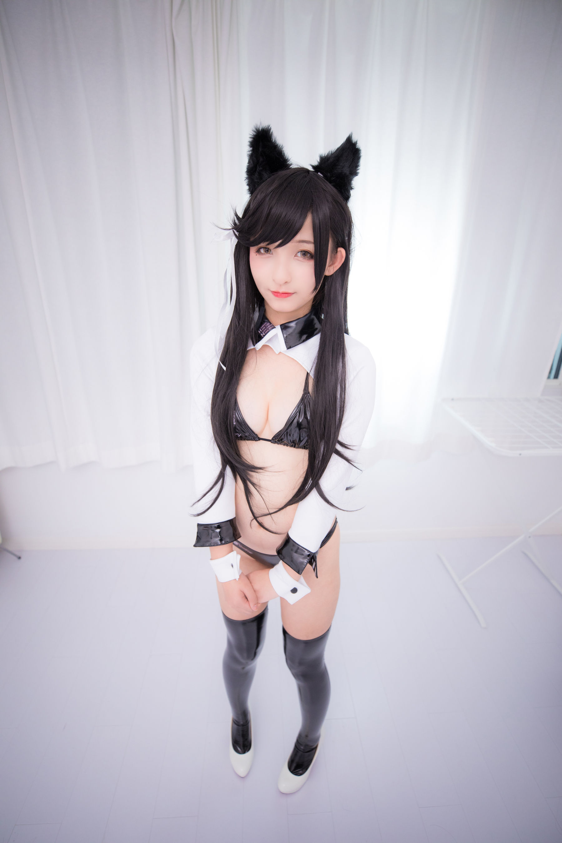 [萝莉COS] 神楽板真冬 ATAGO-LATEX VER (胶袜)/(150P)