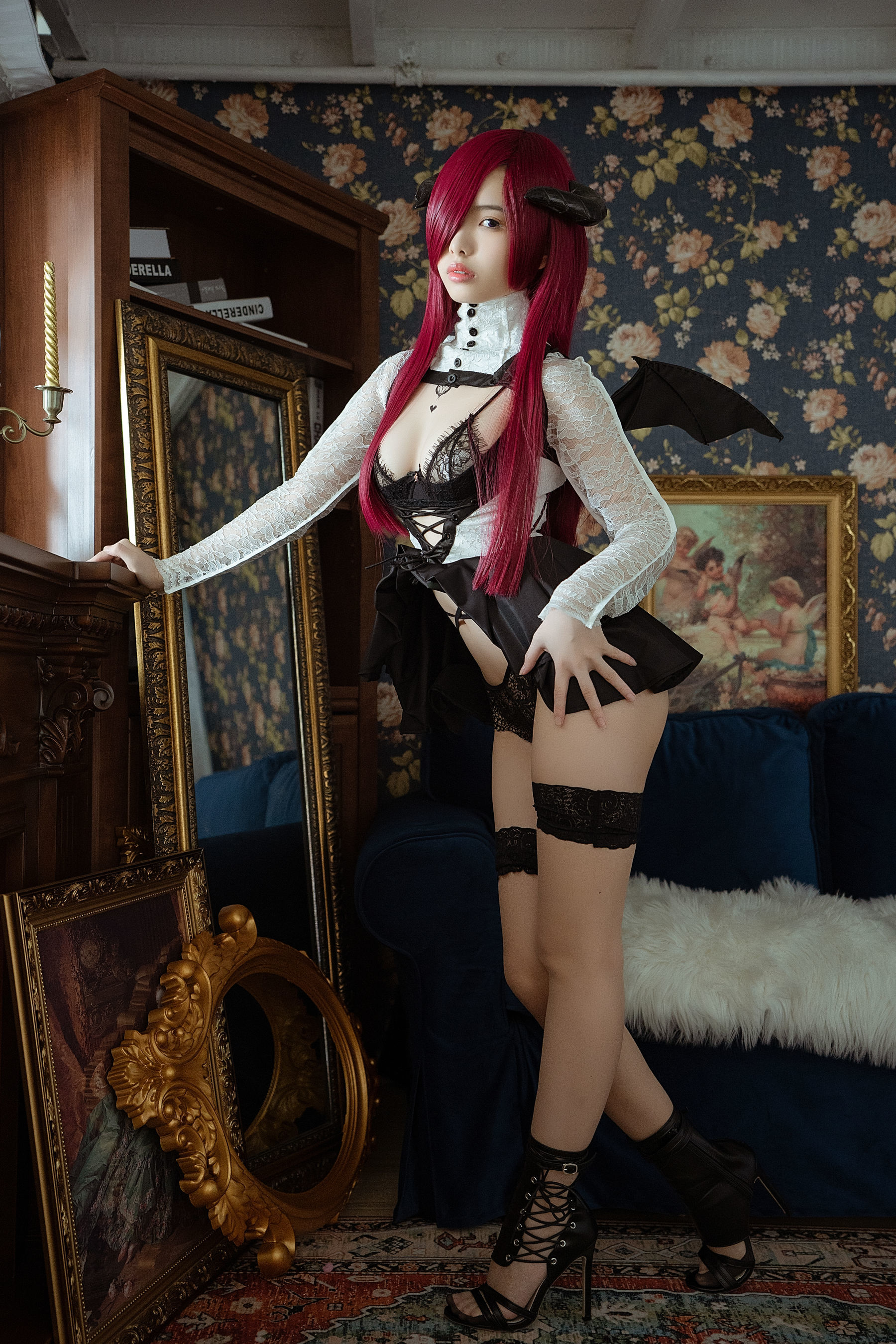 [萝莉COS] 雯妹 - 魅魔 the countess of devil/(38P)