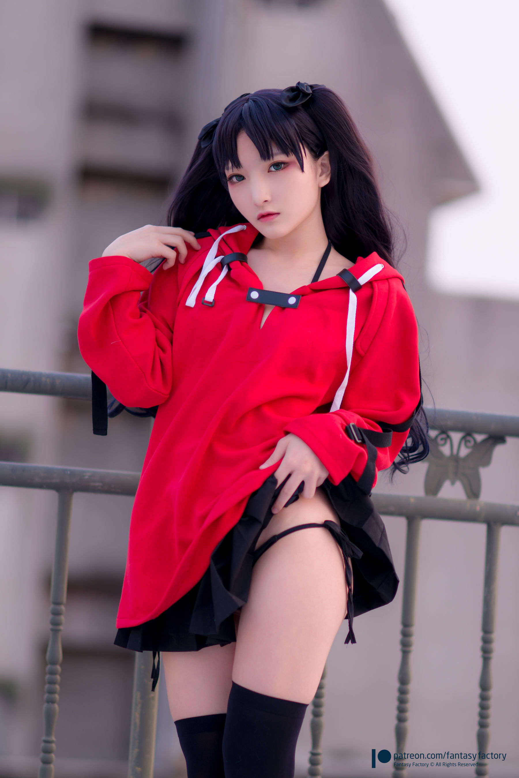 [Fantasy Factory] 小丁Cosplay - 单车少女 黑胶 情趣网衫/(110P)