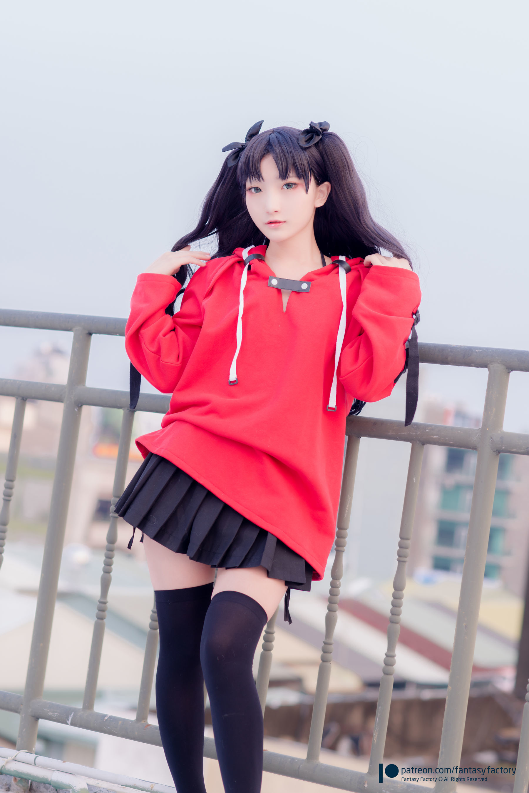 [Fantasy Factory] 小丁Cosplay - 单车少女 黑胶 情趣网衫/(110P)