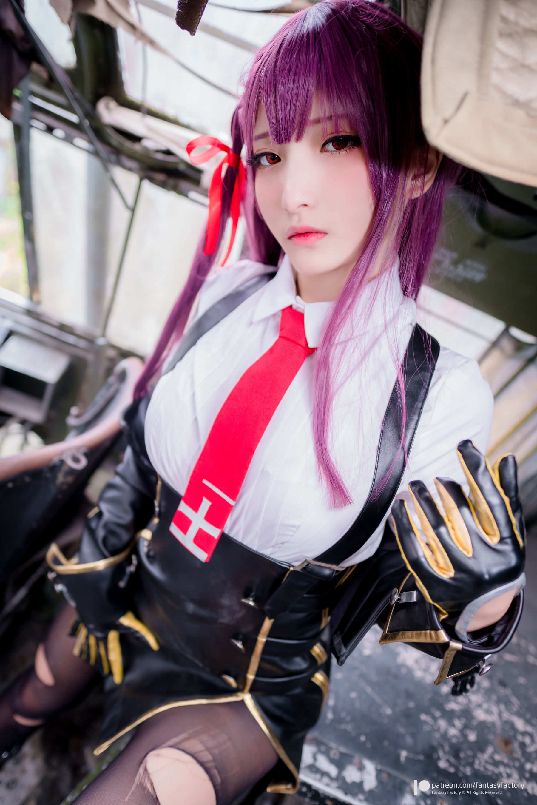 [Fantasy Factory] 小丁Cosplay - 黑丝 黑胶 女杀手/(99P)