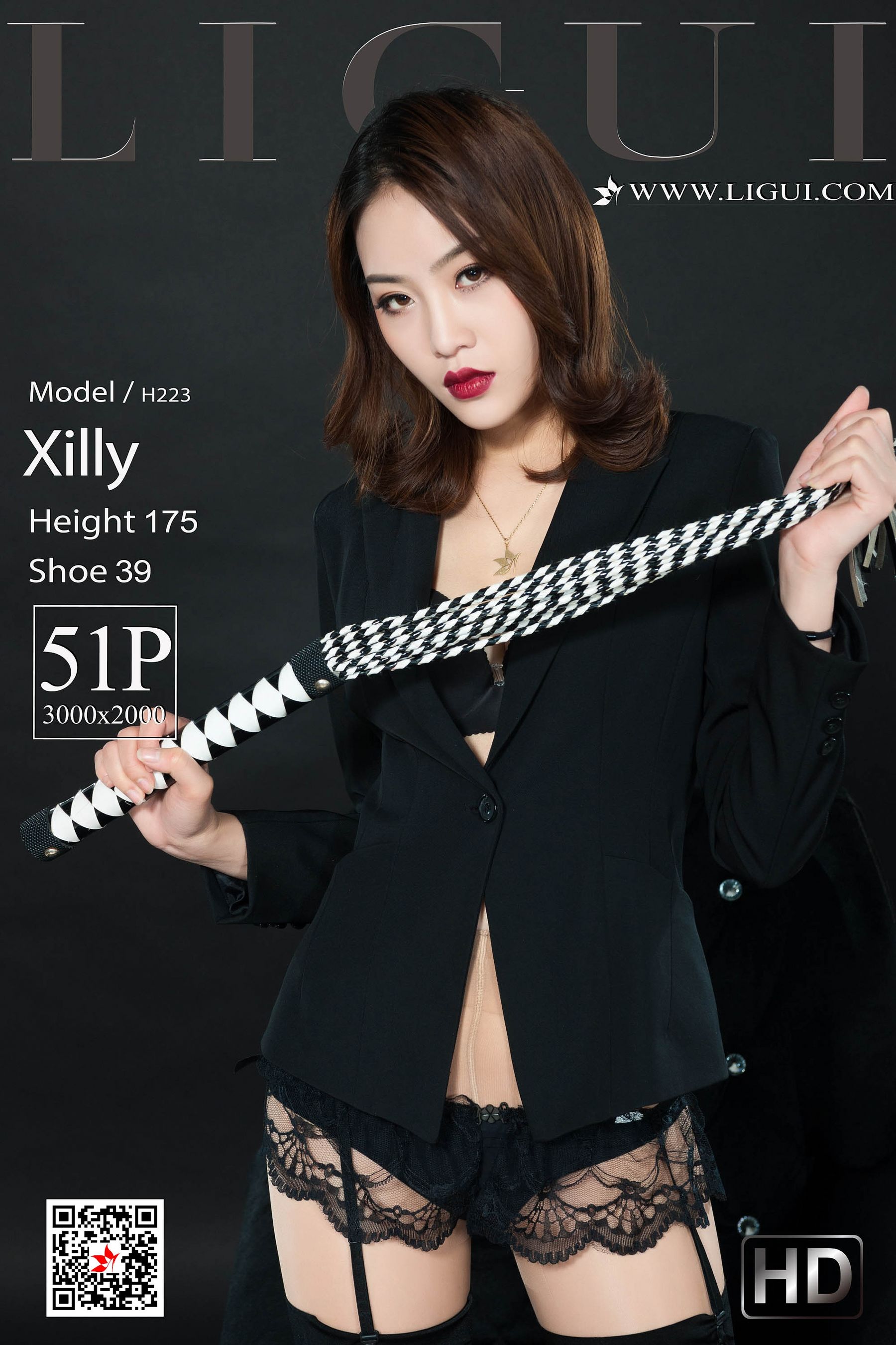 [丽柜Ligui] 网络丽人 Model Xilly/(55P)