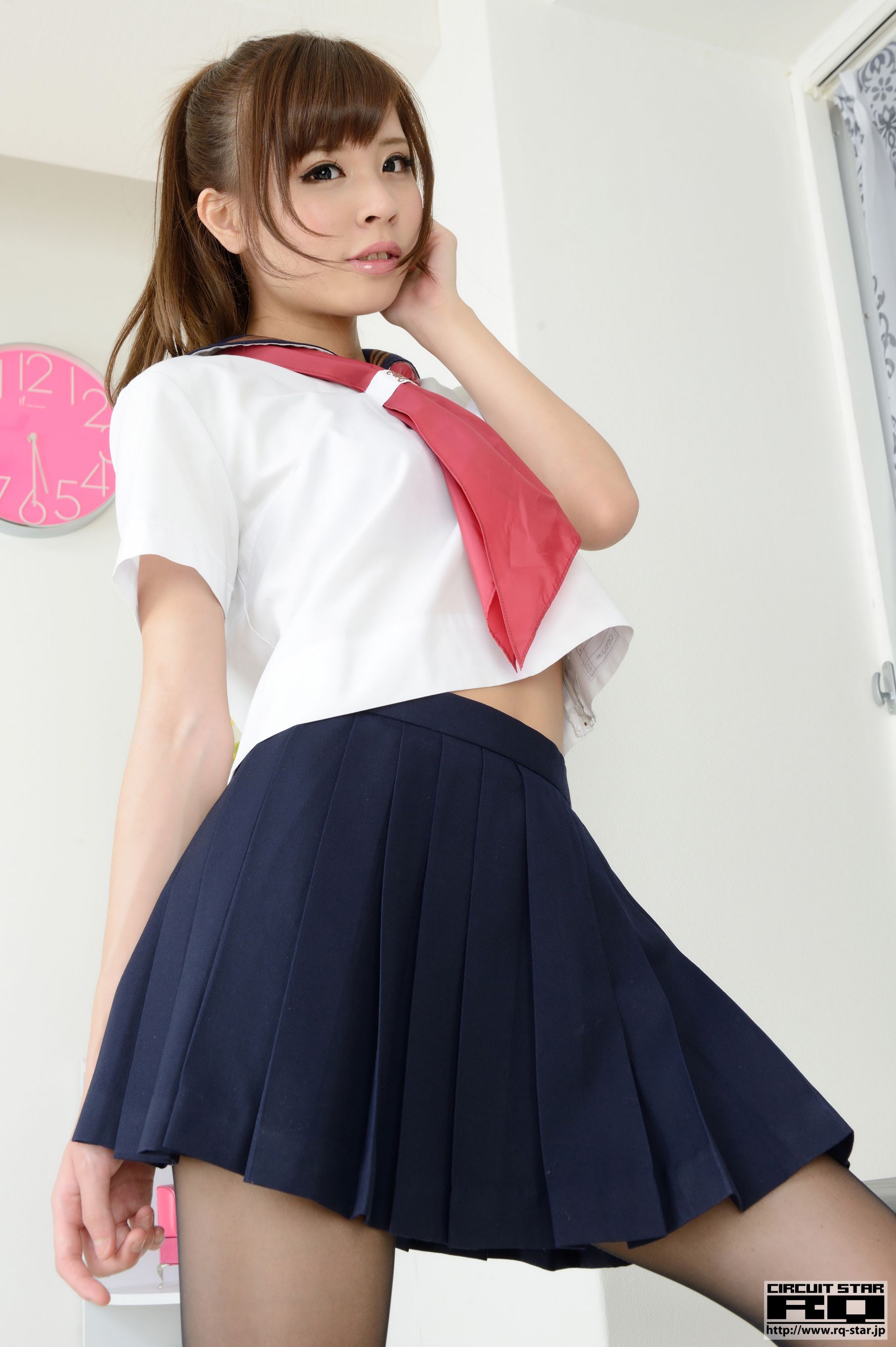 [RQ-STAR] NO.00915 Mayu Hirose 広瀬茉夢 School Girl 校服黑丝/(87P)