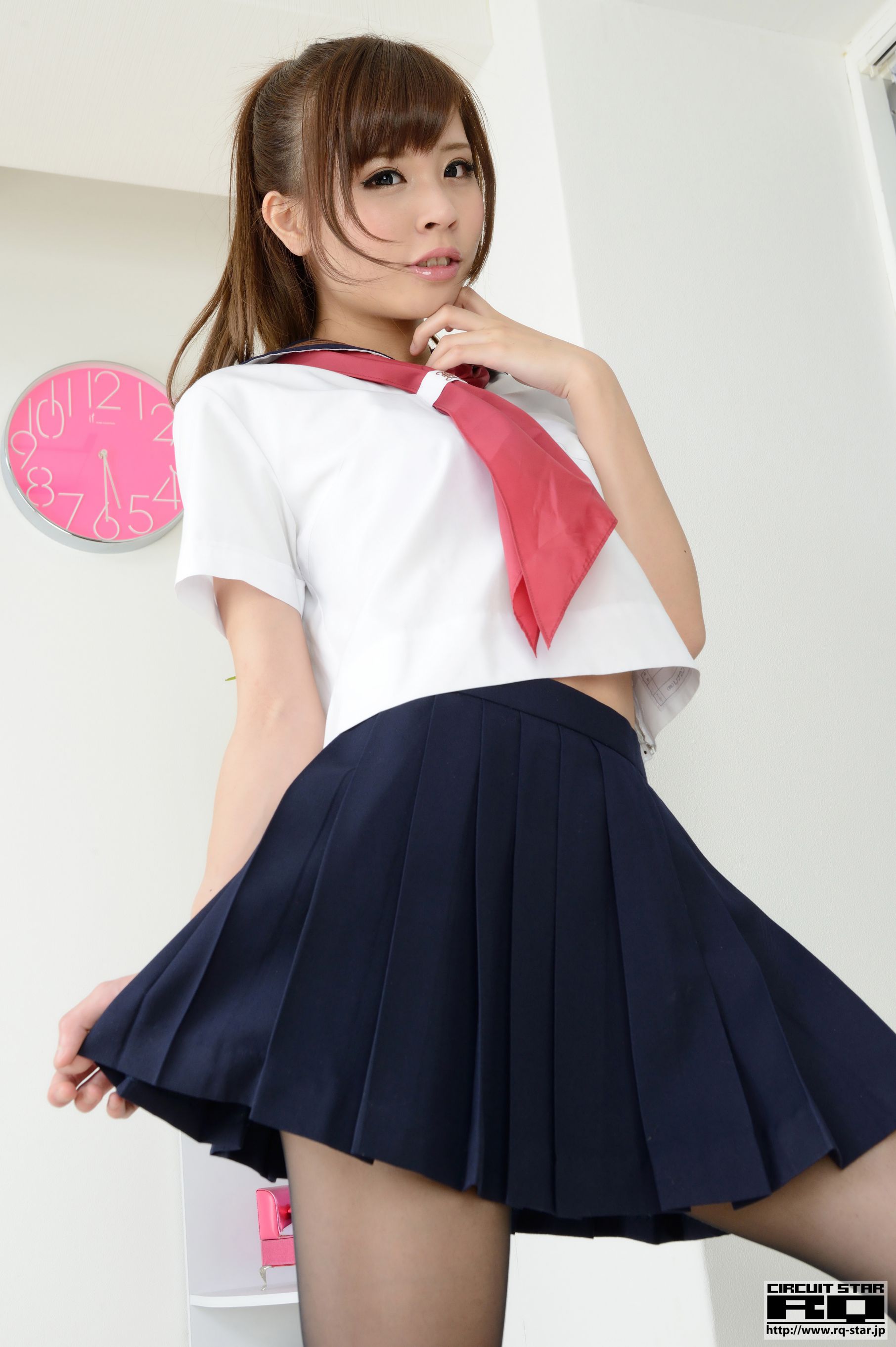 [RQ-STAR] NO.00915 Mayu Hirose 広瀬茉夢 School Girl 校服黑丝/(87P)