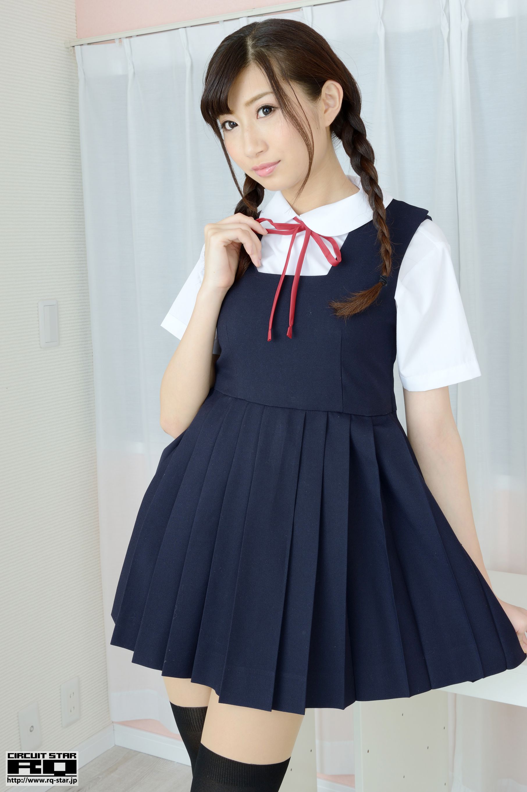 [RQ-STAR] NO.00942 Ririno Oomiya 大宮梨々乃 School Girl 可爱校服/(100P)