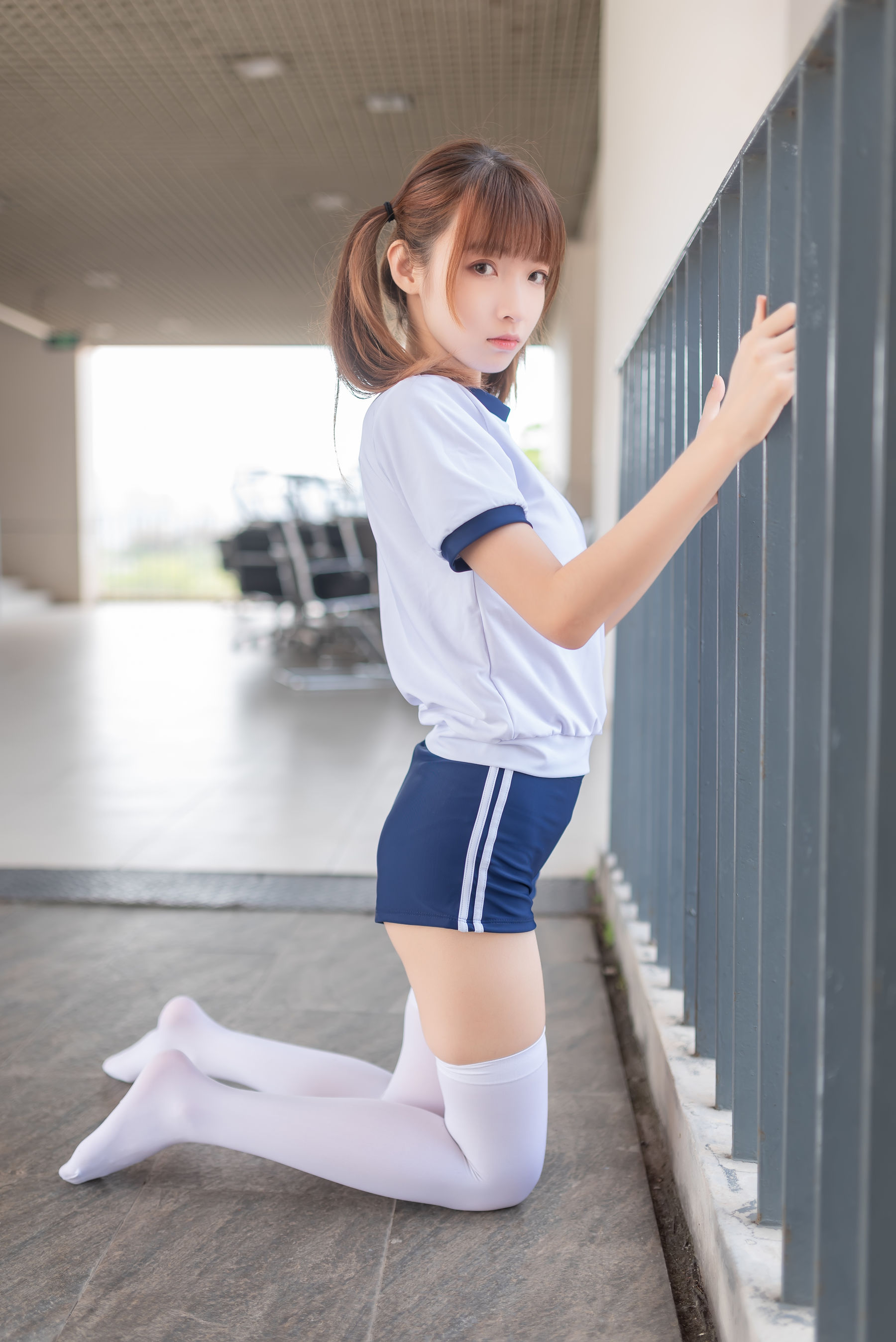 [风之领域] NO.045 清新体操服白丝女孩 写真集/(50P)