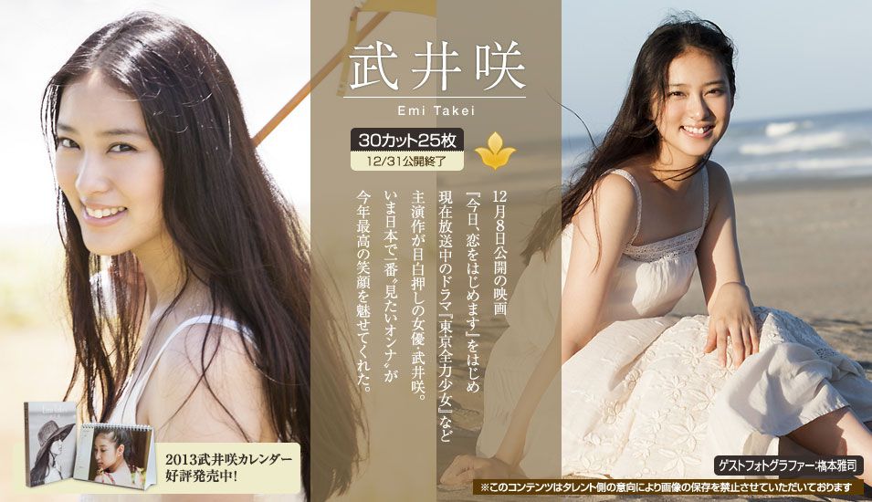 武井咲 Emi Takei 《2012年12月刊号》 [Image.tv]/(27P)