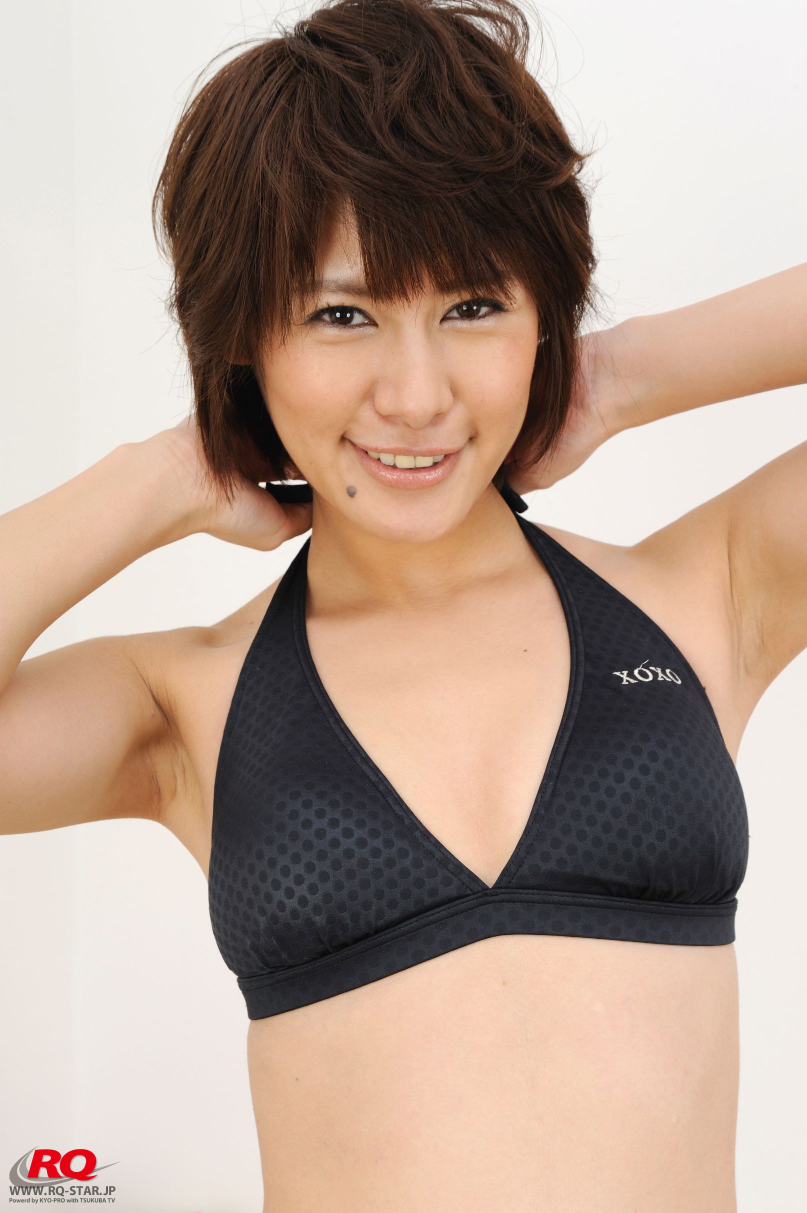 [RQ-STAR] NO.00077 Akiko Fujihara 藤原明子 Swim Suits – Black 写真集/(100P)