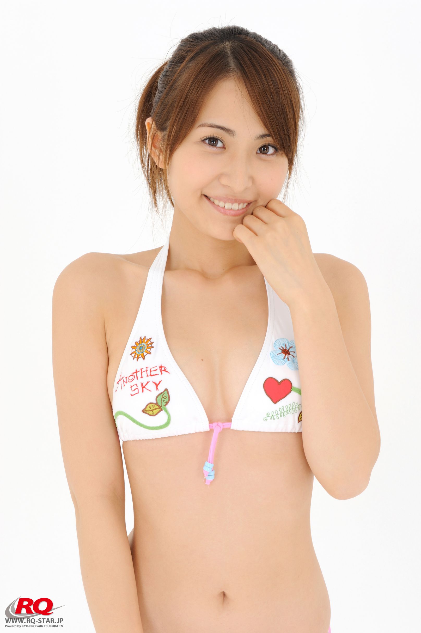 [RQ-STAR] NO.00044 Rena Sawai 澤井玲菜 Swim Suits – White/(100P)