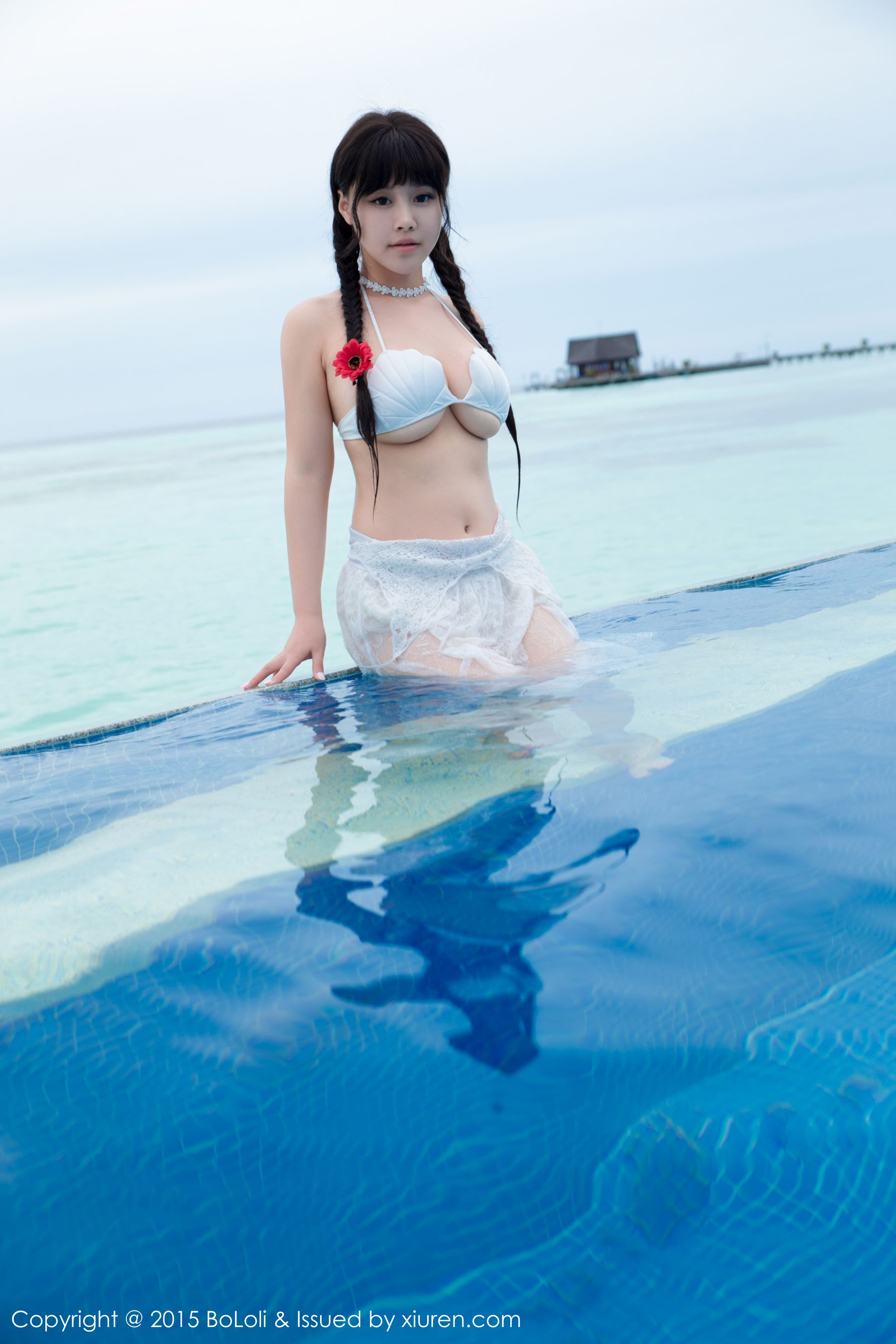 Barbie可儿《马尔代夫旅拍》海边和沙滩篇 [BoLoli波萝社] Vol.057 写真集/(49P)