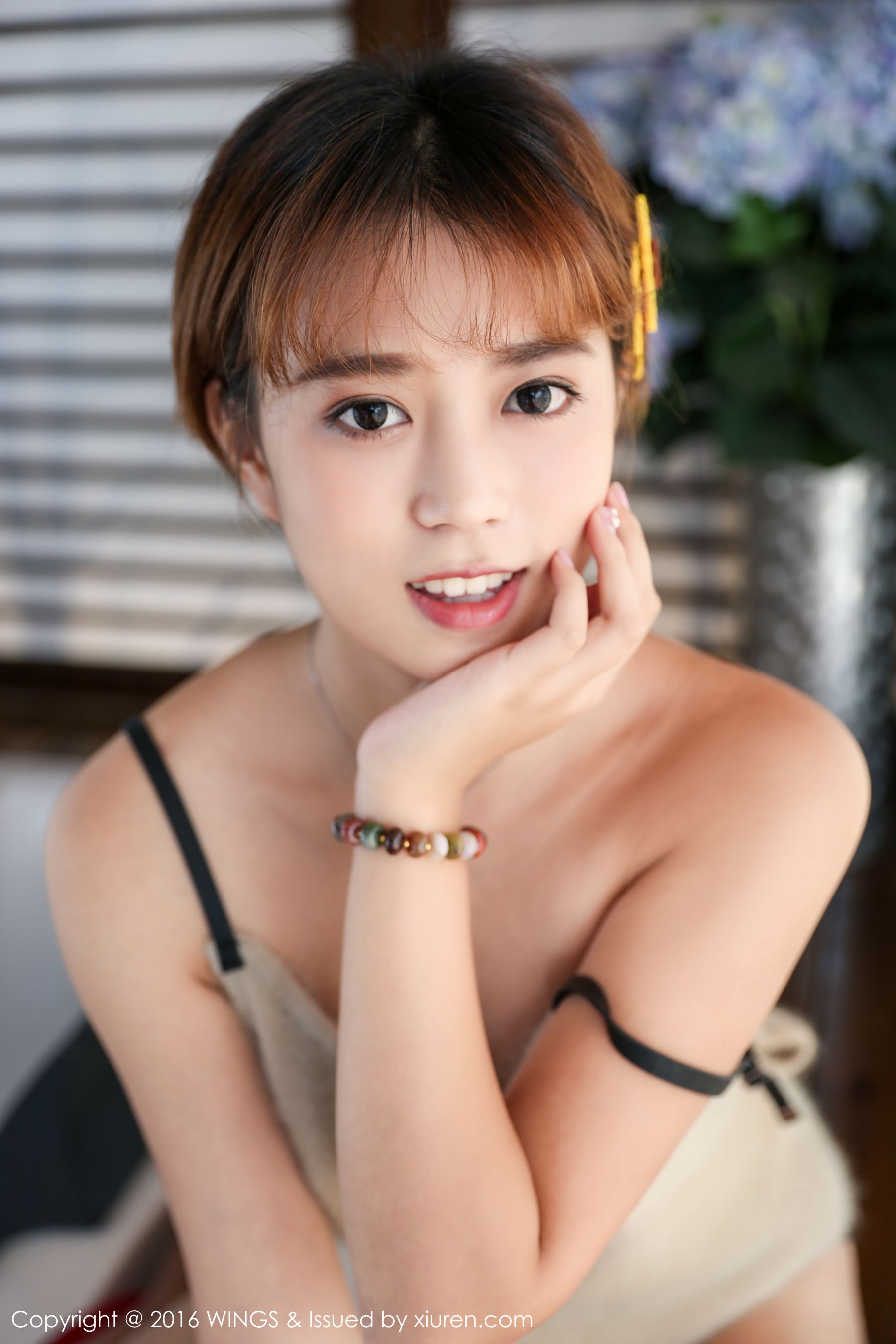 柠檬vivi - 极品短发帅气模特[WingS影私荟] Vol.019 写真集/(80P)