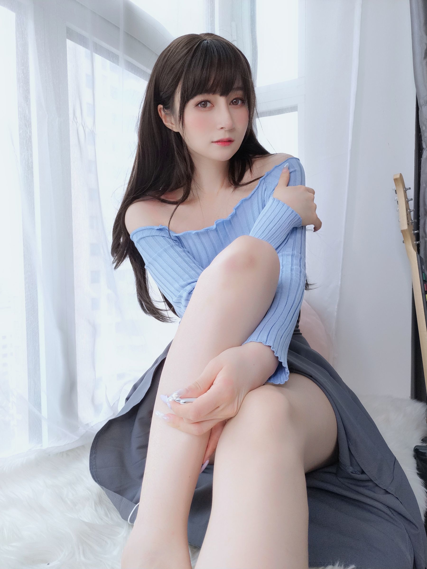 [网红COSER写真] Coser小姐姐白银 - 吉他妹妹/(153P)