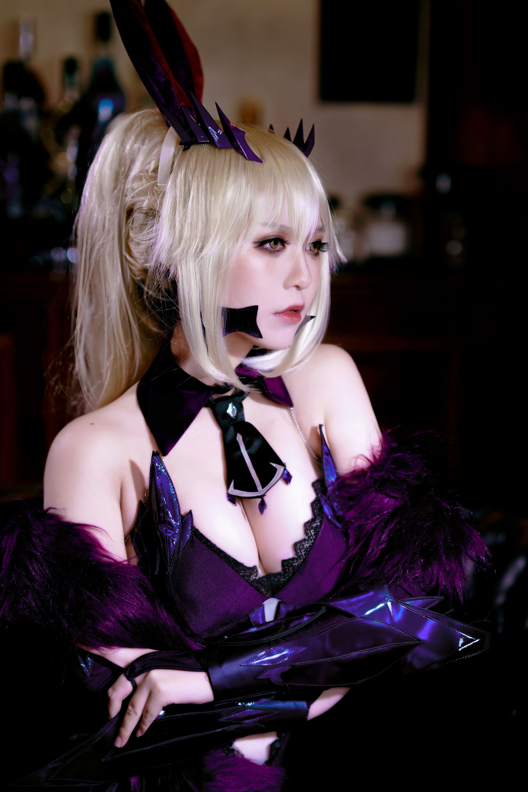 [网红COSER写真] 半半子 - LancerAlter Bunny/(40P)