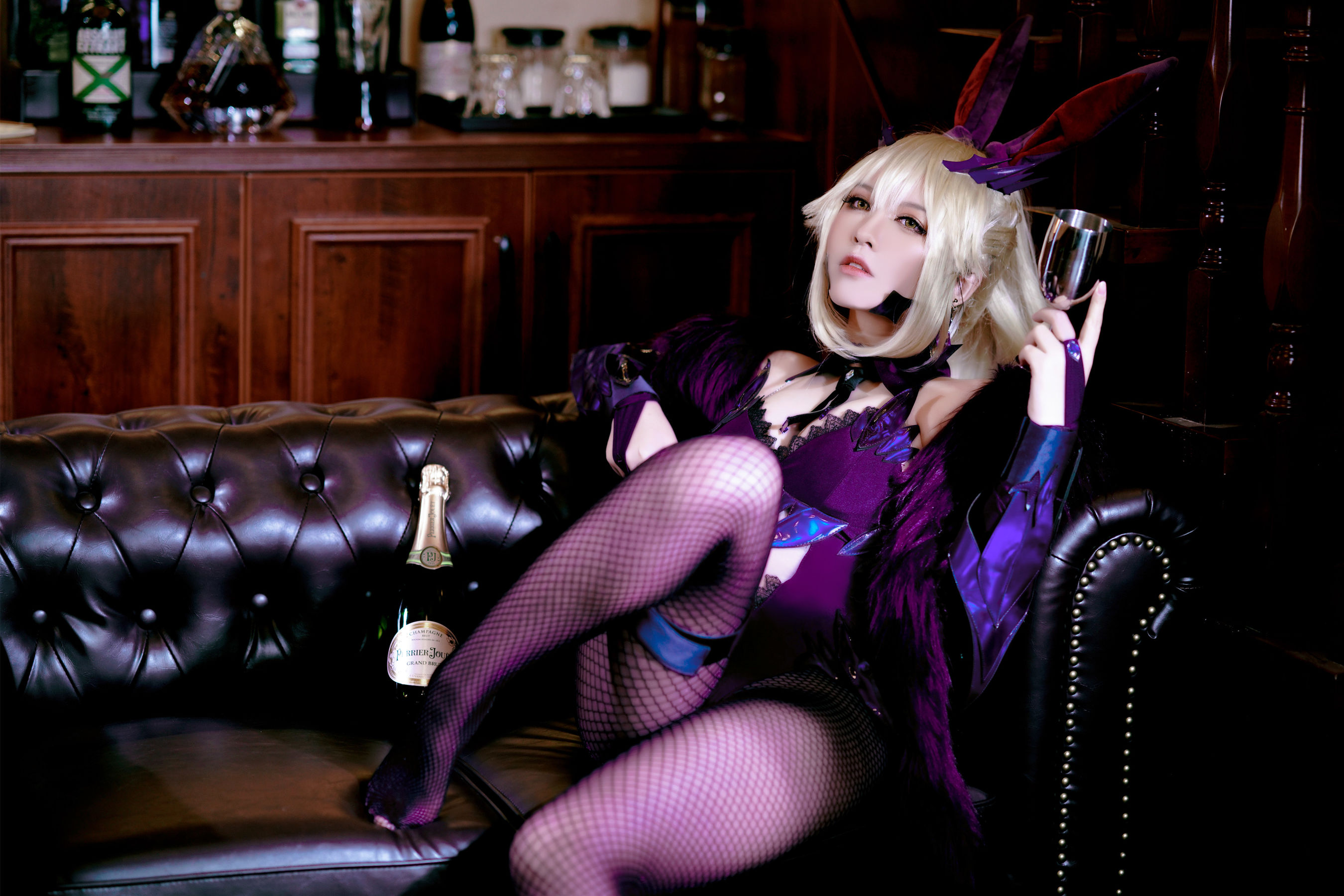 [网红COSER写真] 半半子 - LancerAlter Bunny/(40P)