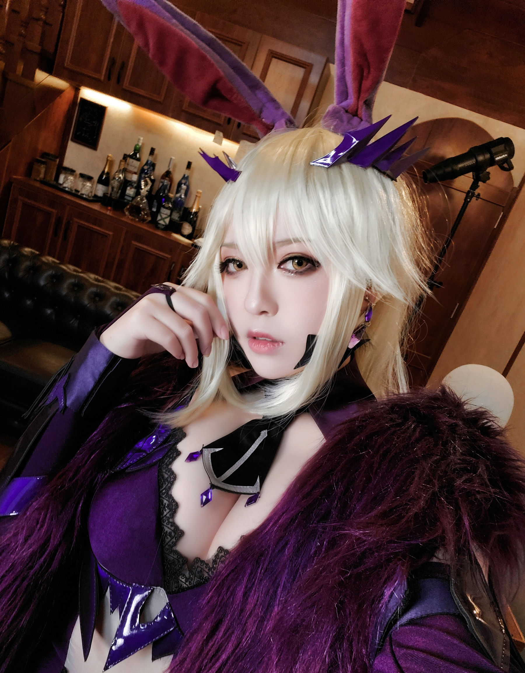 [网红COSER写真] 半半子 - LancerAlter Bunny/(40P)