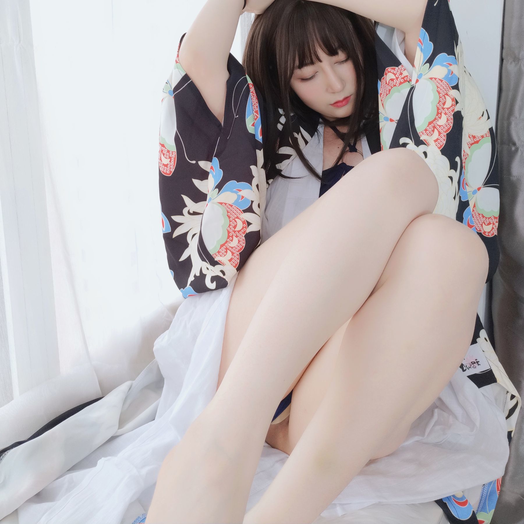 [网红COSER写真] Coser小姐姐白银 - 和服下的秘密/(50P)