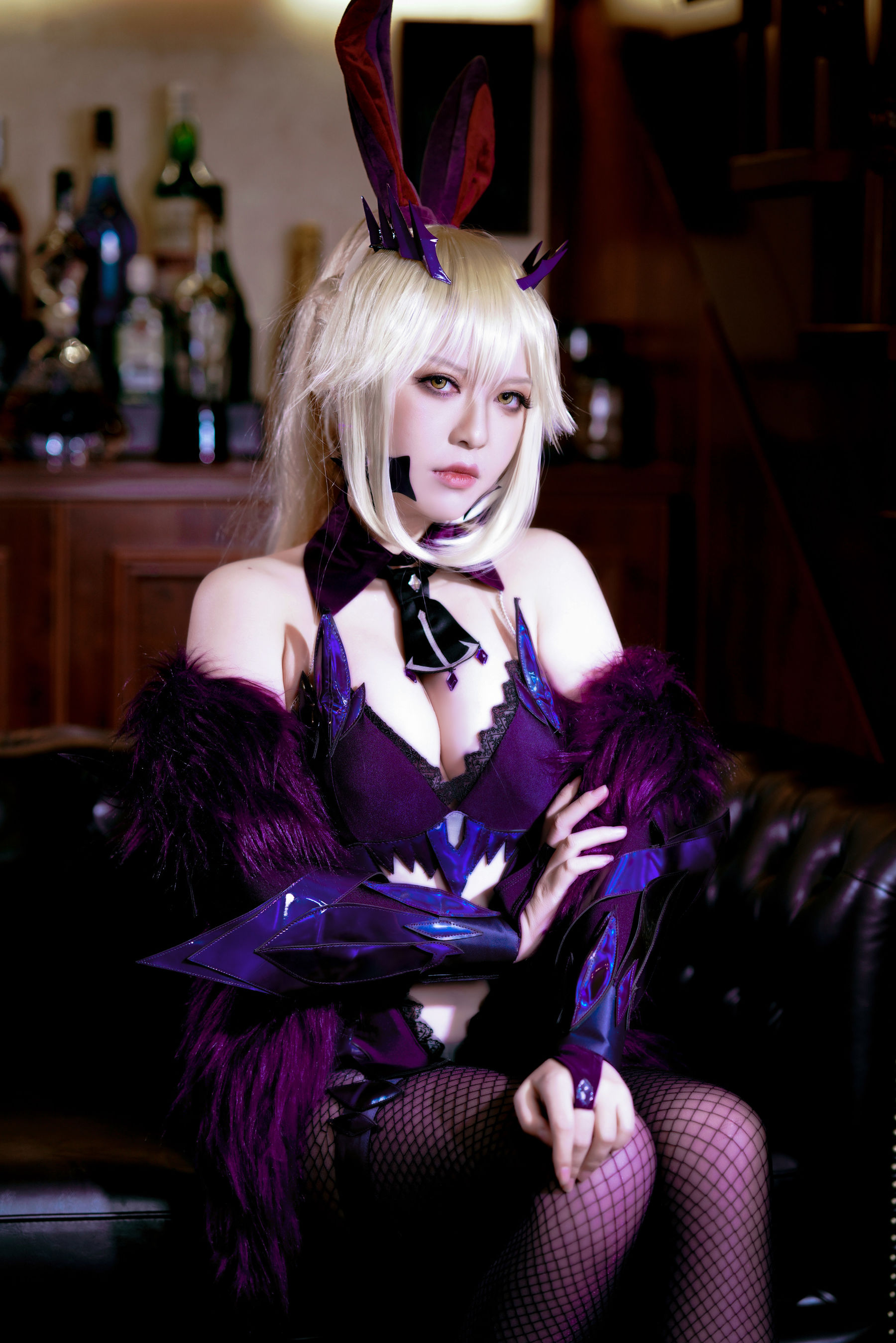 [网红COSER写真] 半半子 - LancerAlter Bunny/(40P)