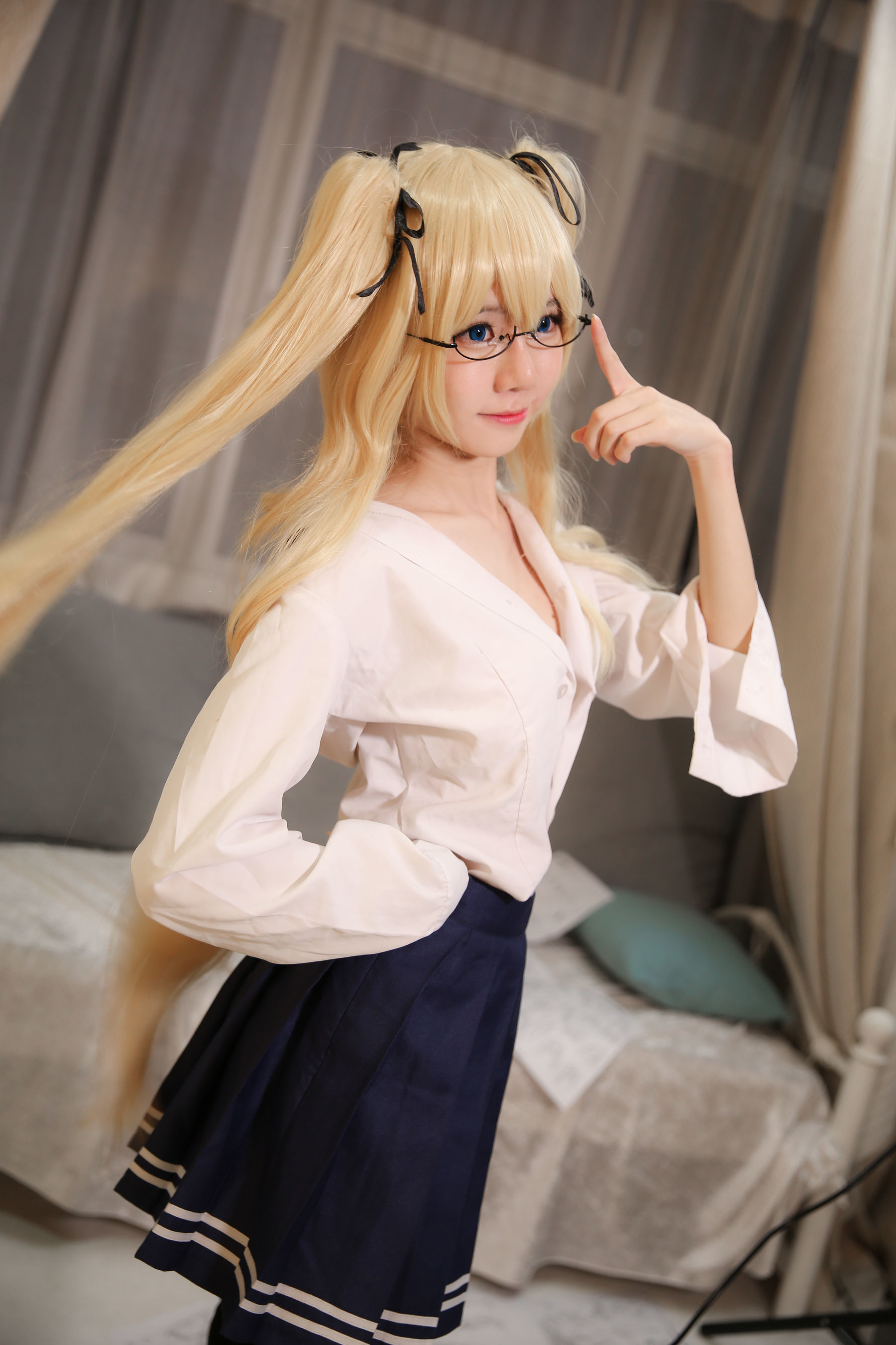 [网红COSER写真] Sally Dorasnow - Eriri School Girl/(43P)