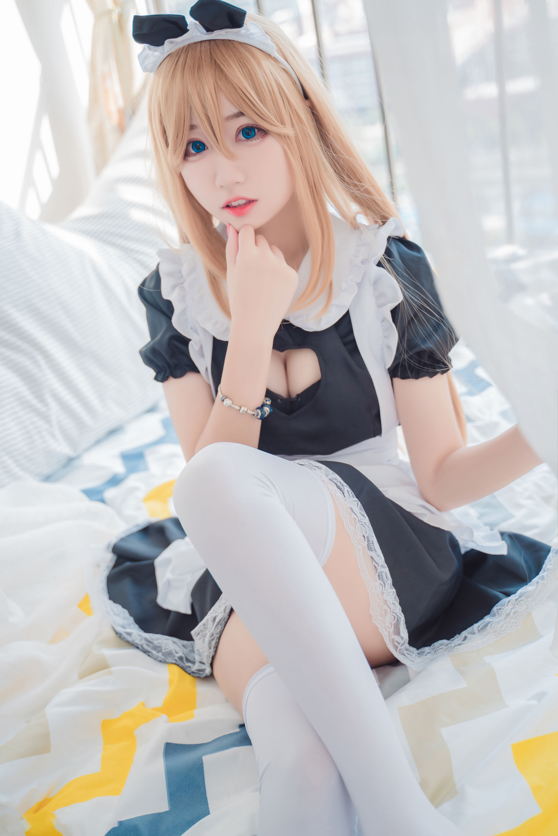 [福利COS] 猫君君MaoJun - 猫猫的女仆装/(41P)