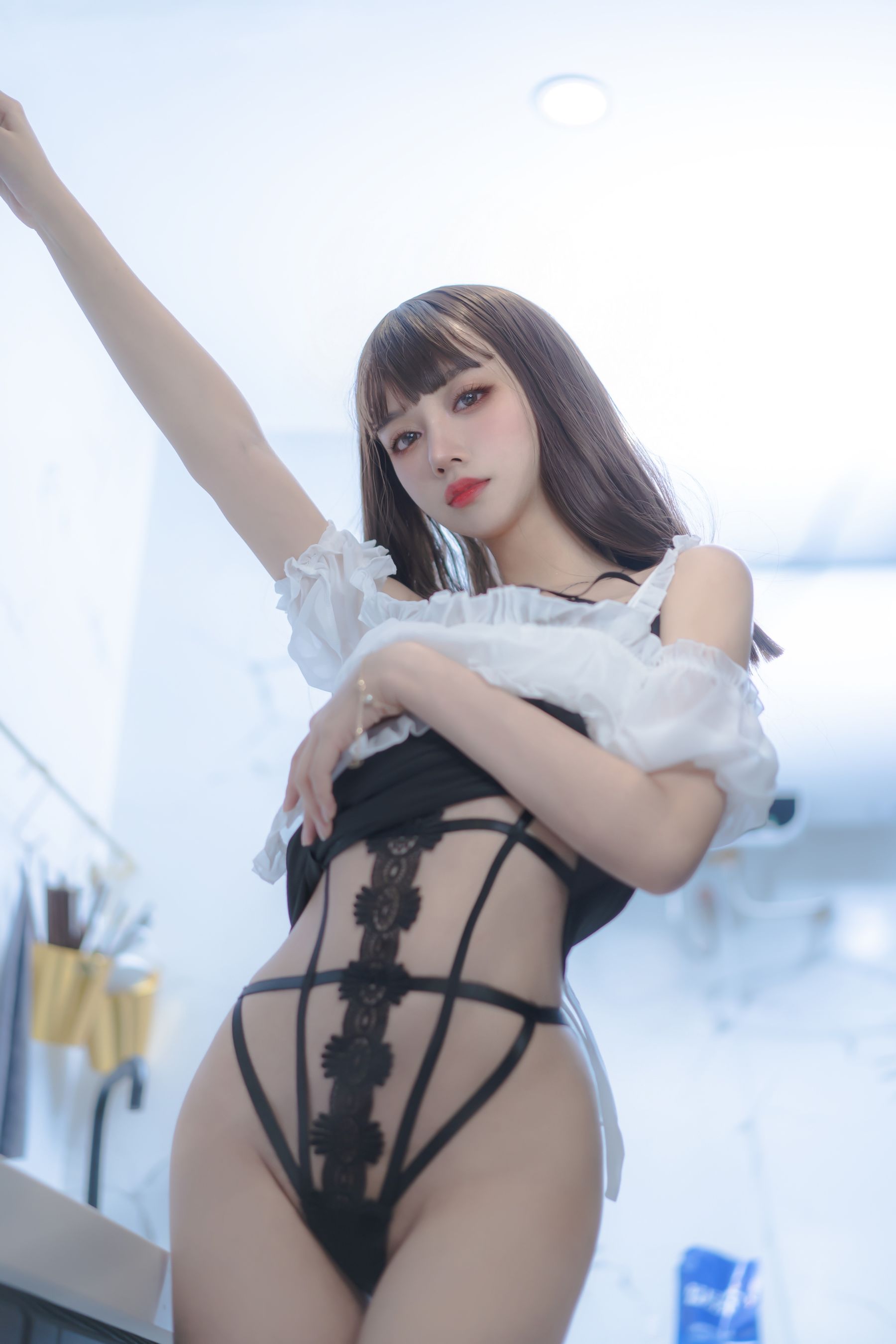 [福利COS] 斗鱼米线线sama写真 - 女仆使用手册/(69P)